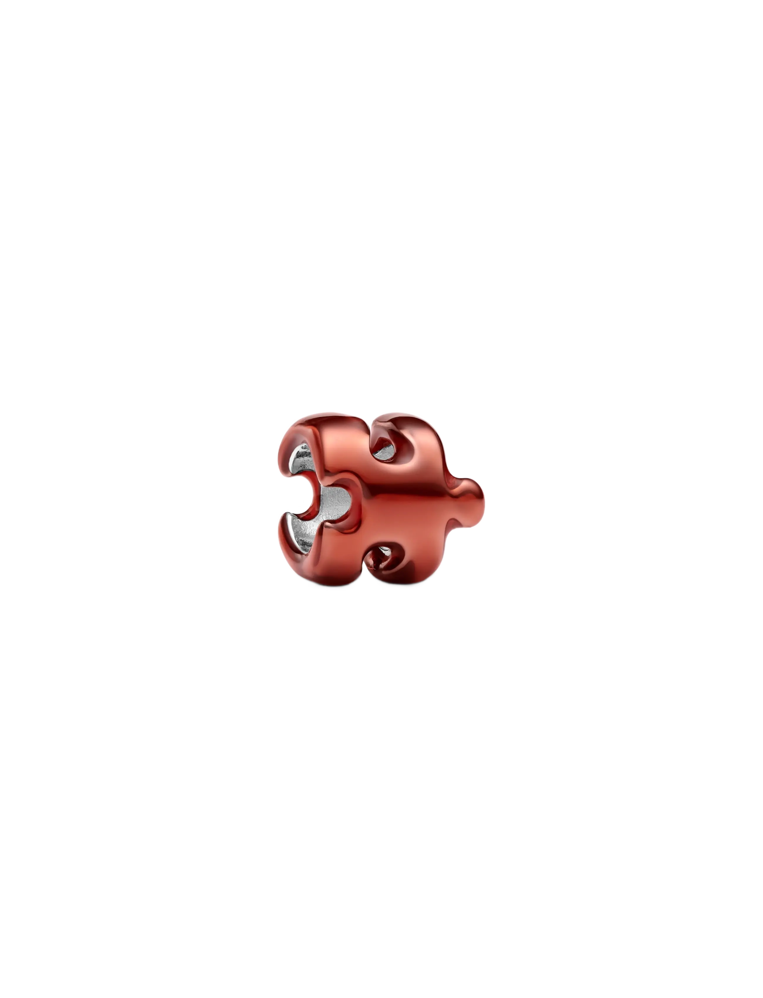 Pandora Orange Puzzle Piece Mini Charm - Accessoarer - ORANGE / orange