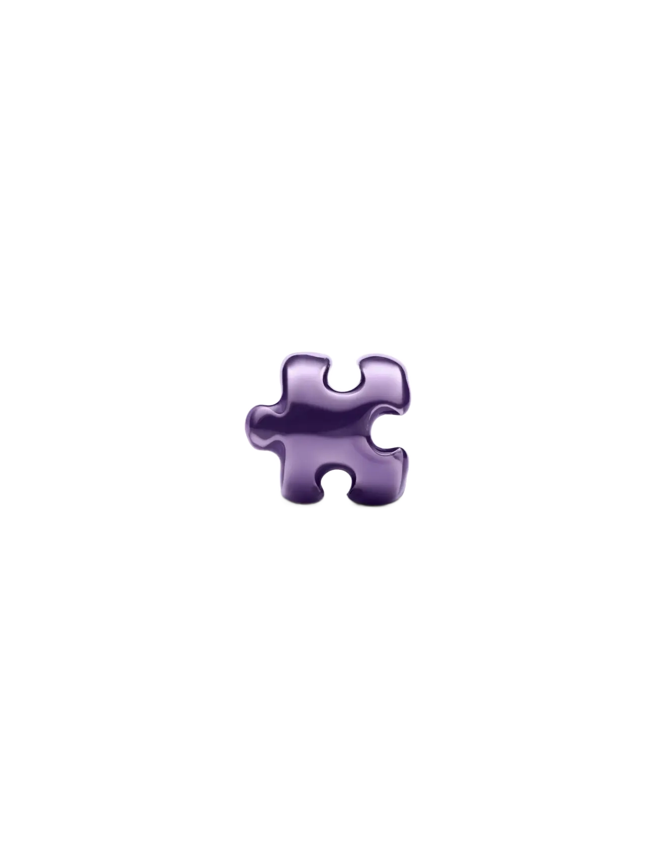 Pandora - Purple Puzzle Piece Mini Charm - hängen & berlocker - purple - 2