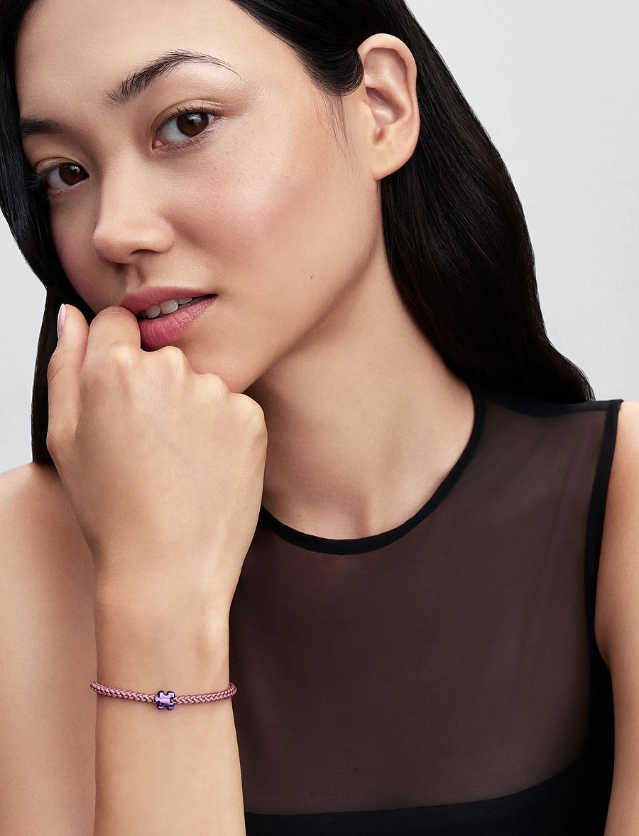 Pandora - Purple Puzzle Piece Mini Charm - hängen & berlocker - purple - 0