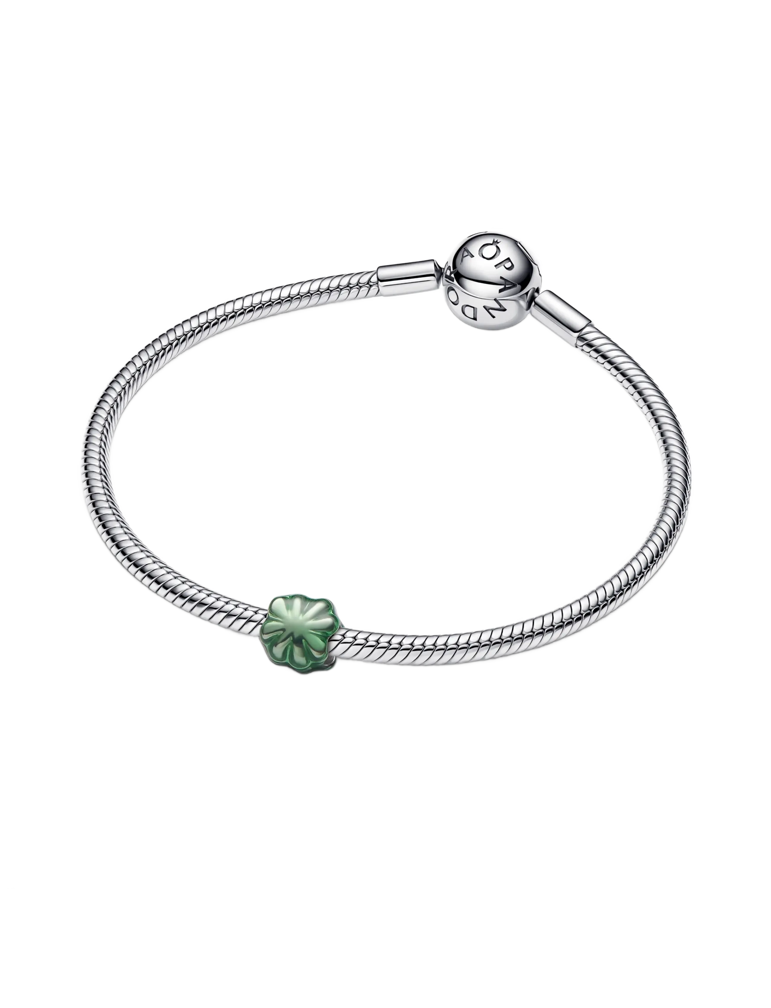 Pandora - Green Clover Mini Charm - hängen & berlocker - green - 3
