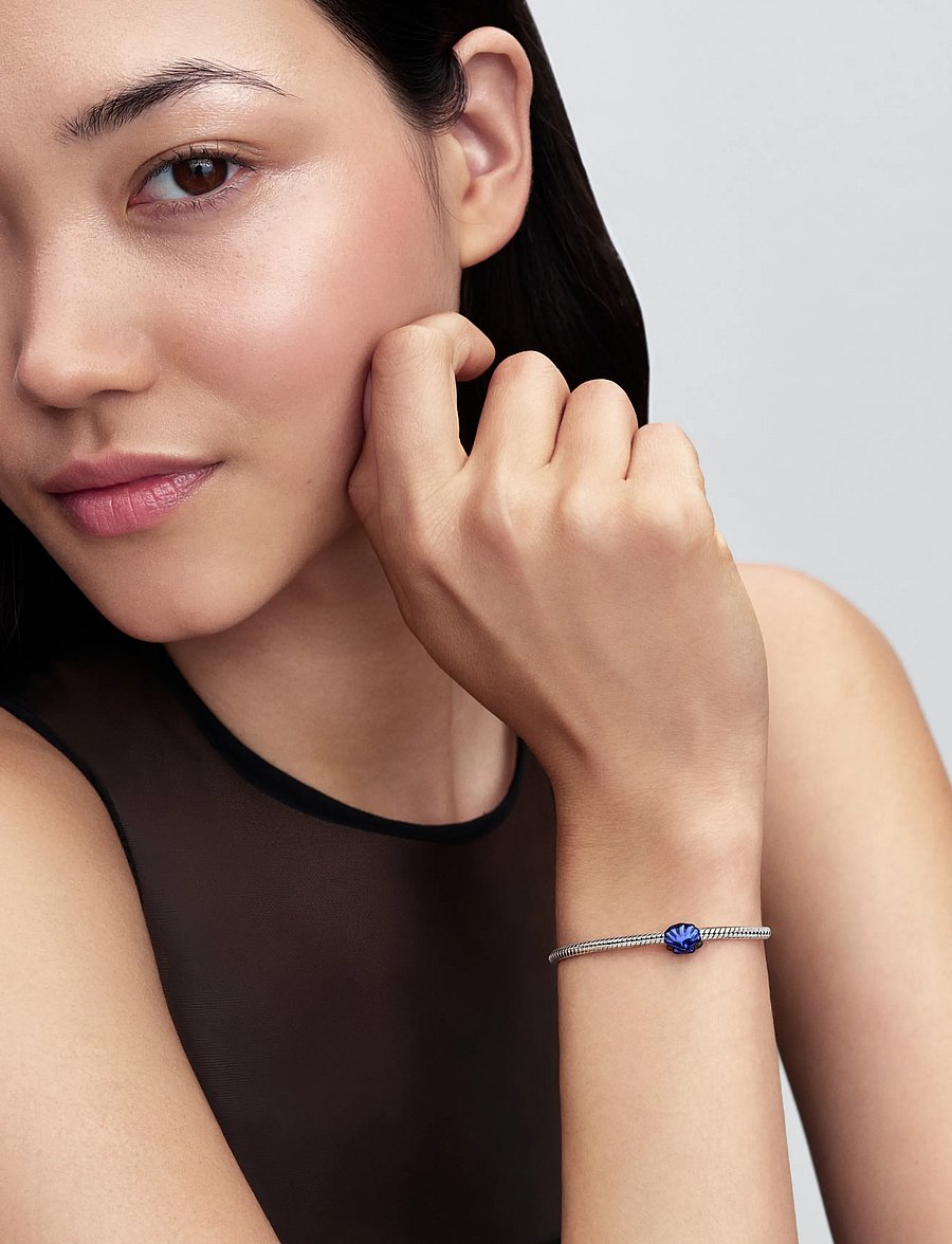 Pandora - Blue Shell Mini Charm - hängen & berlocker - blue - 0