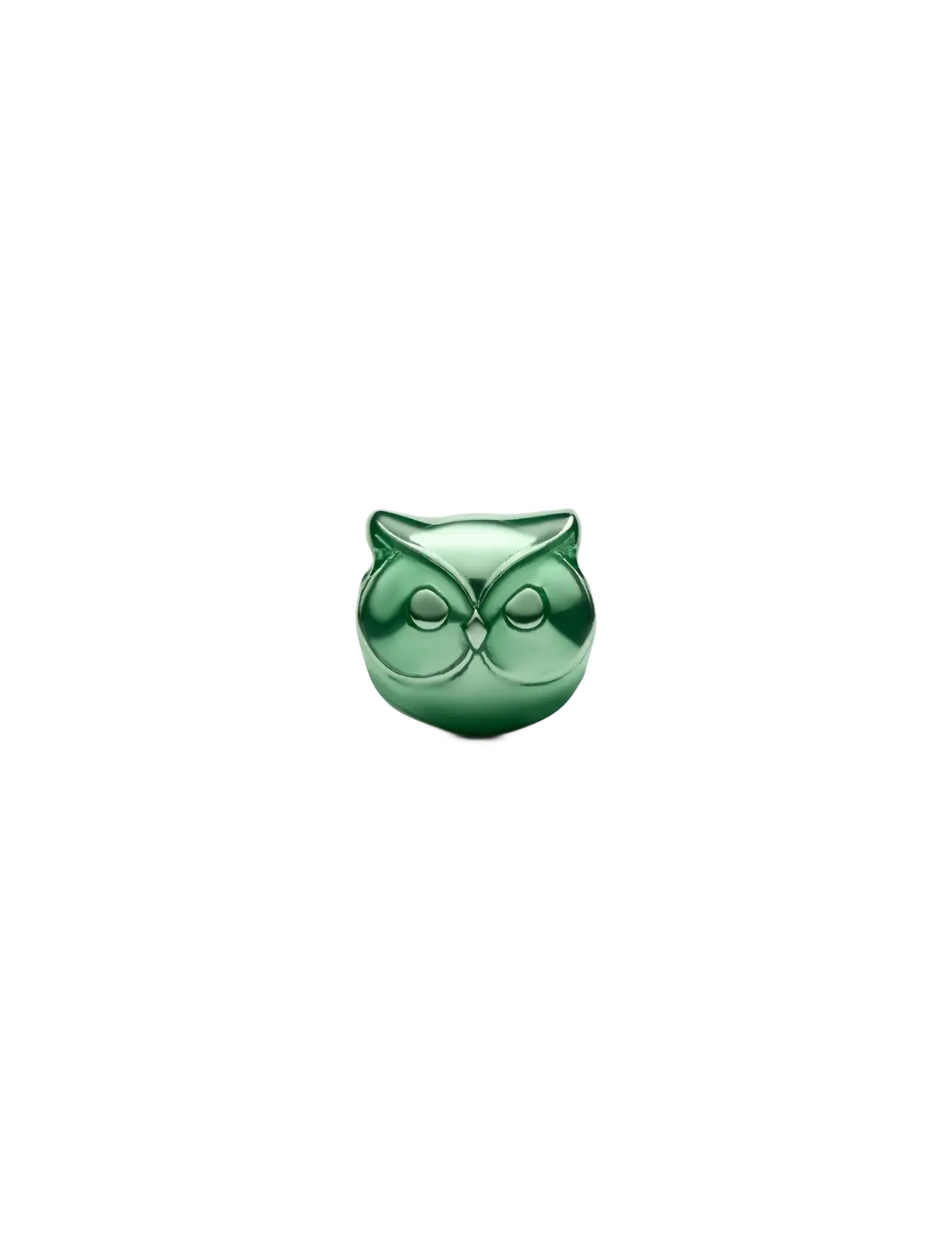 Pandora - Green Owl Mini Charm - hängen & berlocker - green - 2
