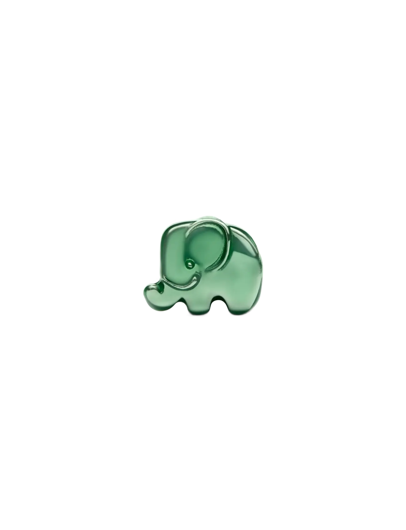 Pandora - Green Elephant Mini Charm - hängen & berlocker - green - 2
