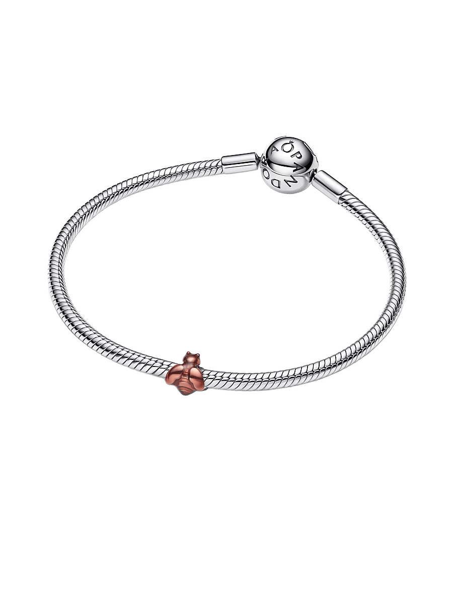 Pandora - Orange Bee Mini Charm - hängen & berlocker - orange - 3