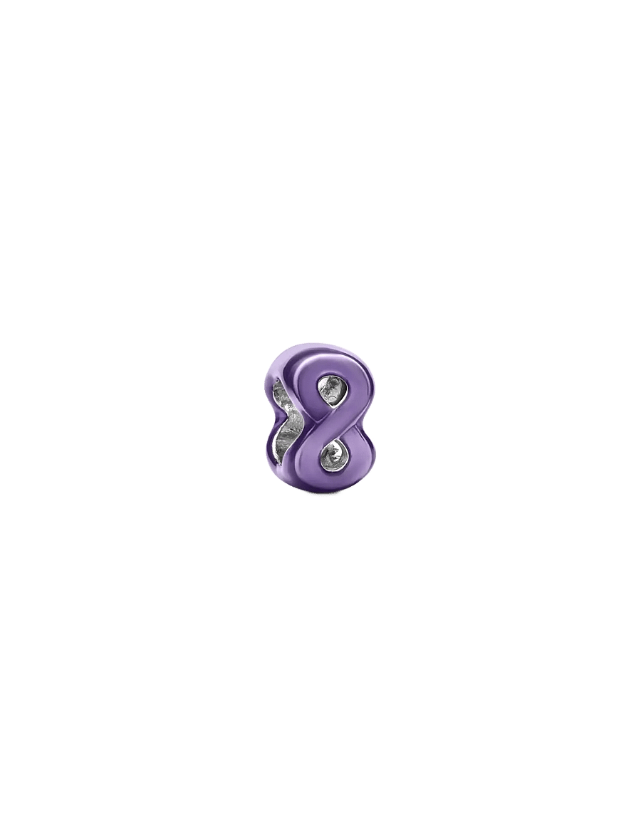 Pandora - Purple Infinity Mini Charm - hängen & berlocker - purple - 1