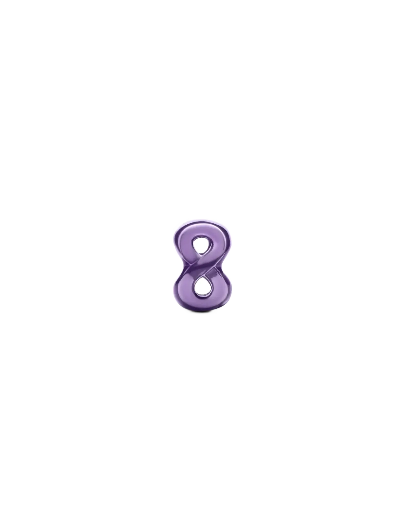 Pandora - Purple Infinity Mini Charm - hängen & berlocker - purple - 2