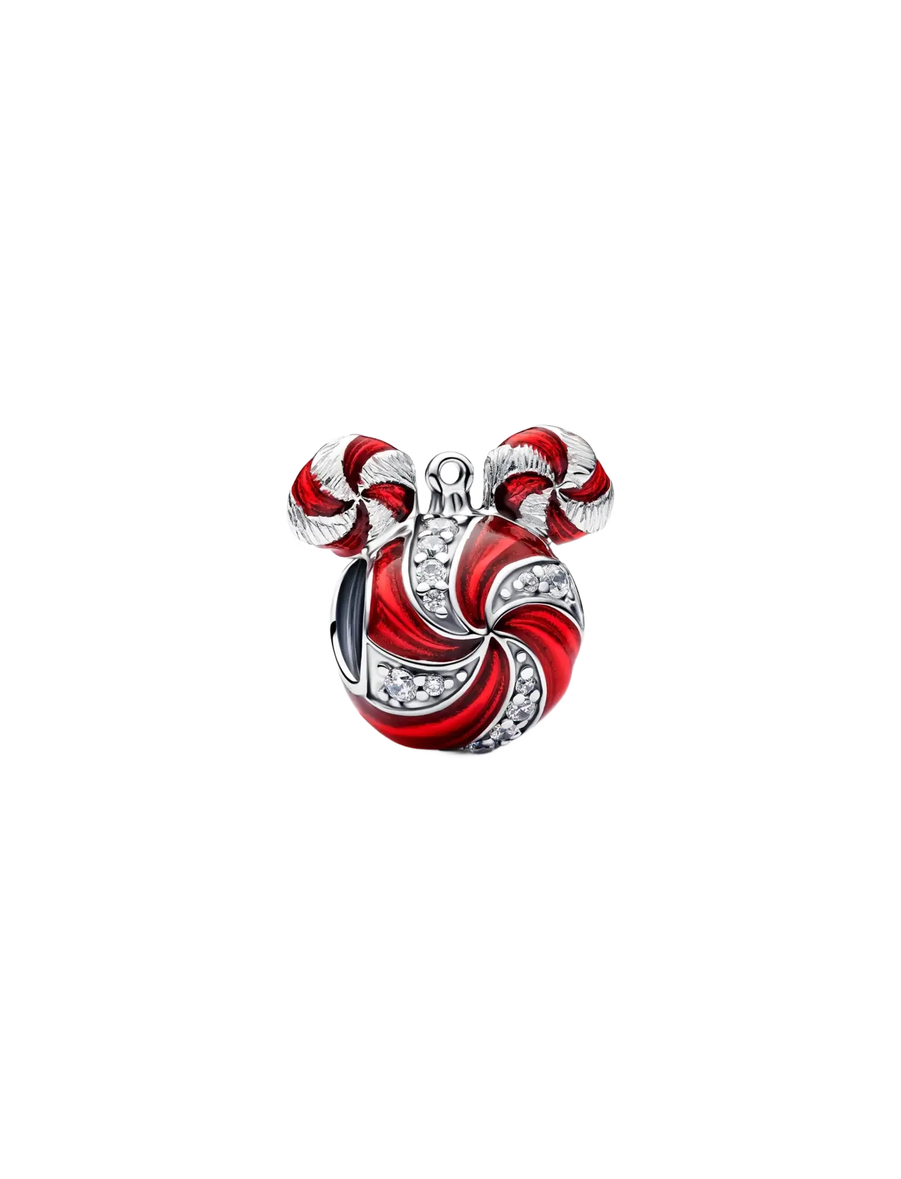 Pandora Disney Mickey Mouse Christmas Ornament Charm - Schmuck - RED / red