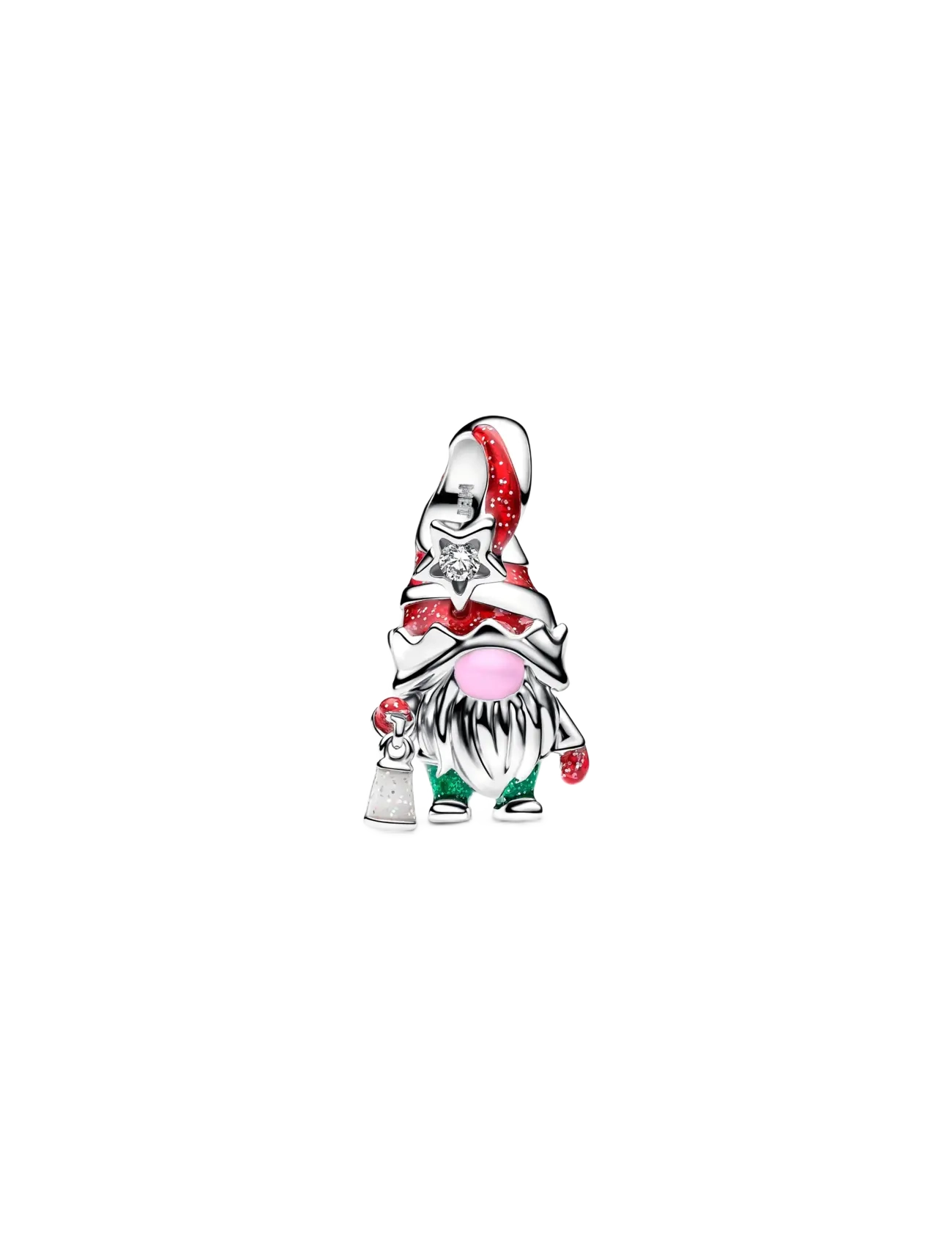 Pandora Glow-in-the-dark Gnome Charm - Schmuck - RED / red