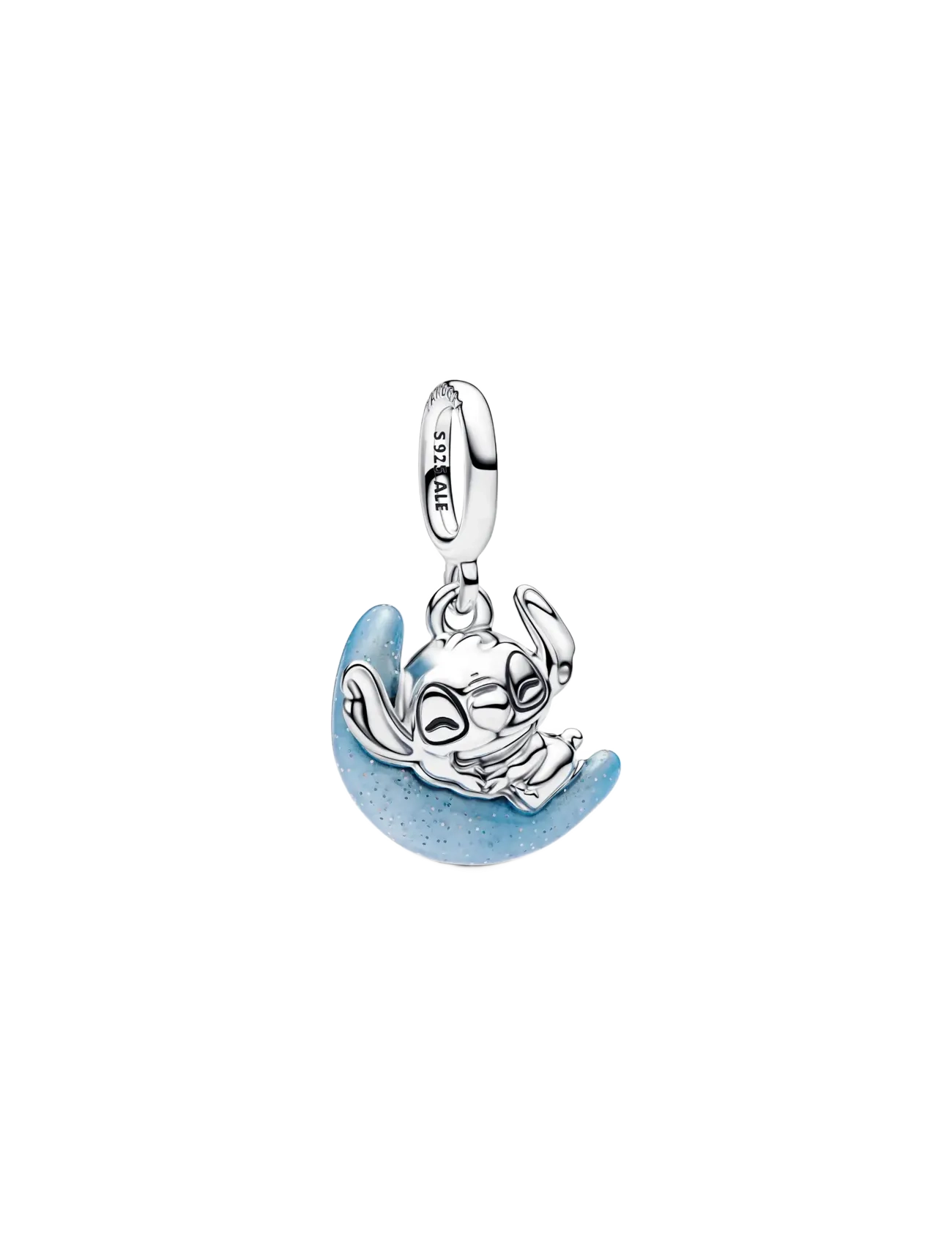 Pandora Disney Stitch Glow-in-the-dark Moon Dangle Charm - Accessoarer - BLUE / blue