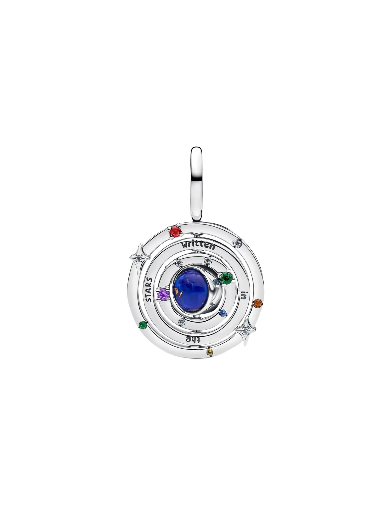 Pandora - Spinning Armillary Sphere Dangle Charm - blue - 2