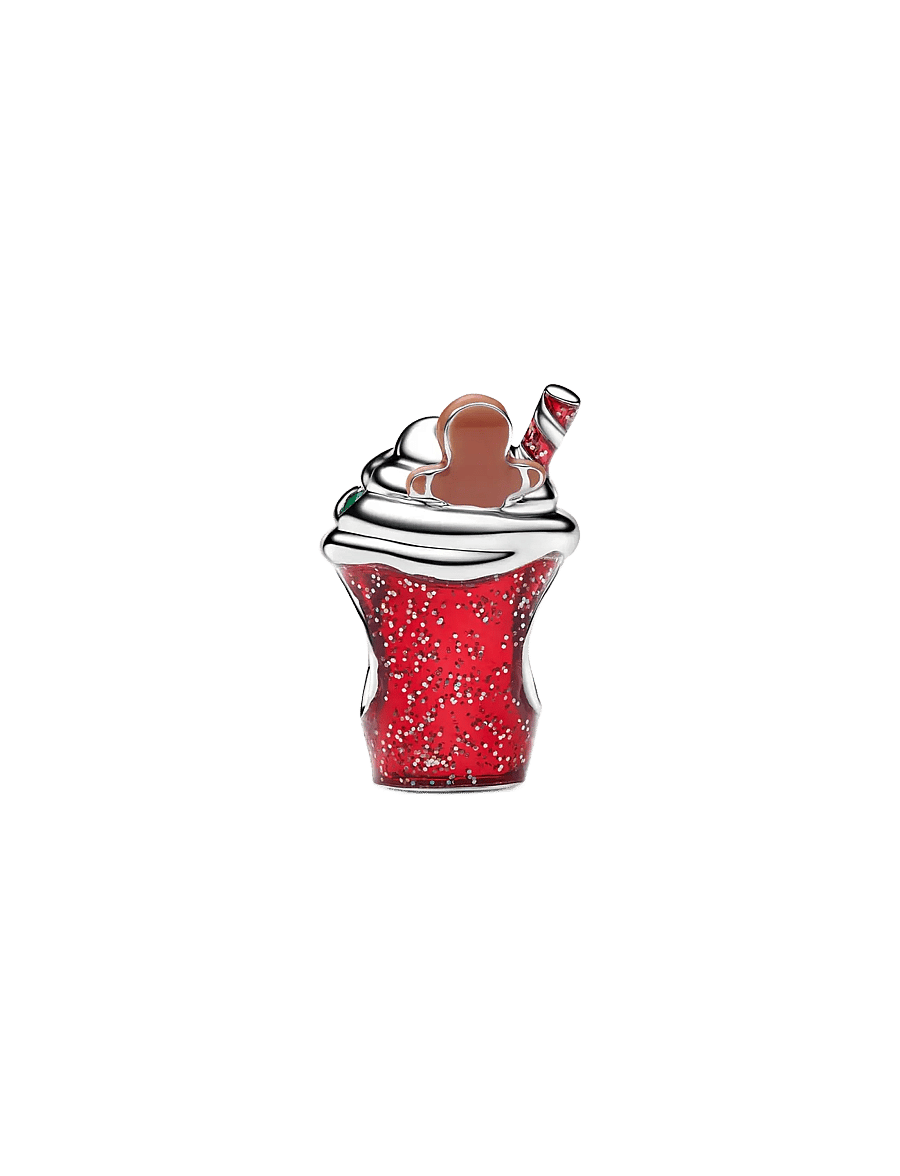 Pandora - Gingerbread Drink Charm - anhänger - red - 2