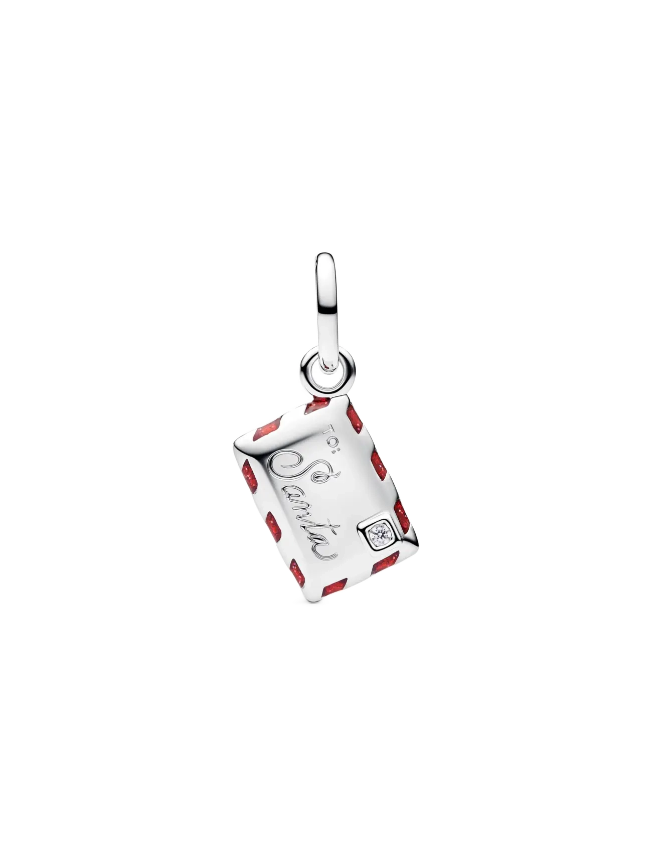 Pandora - Santa Letter Dangle Charm - red - 2
