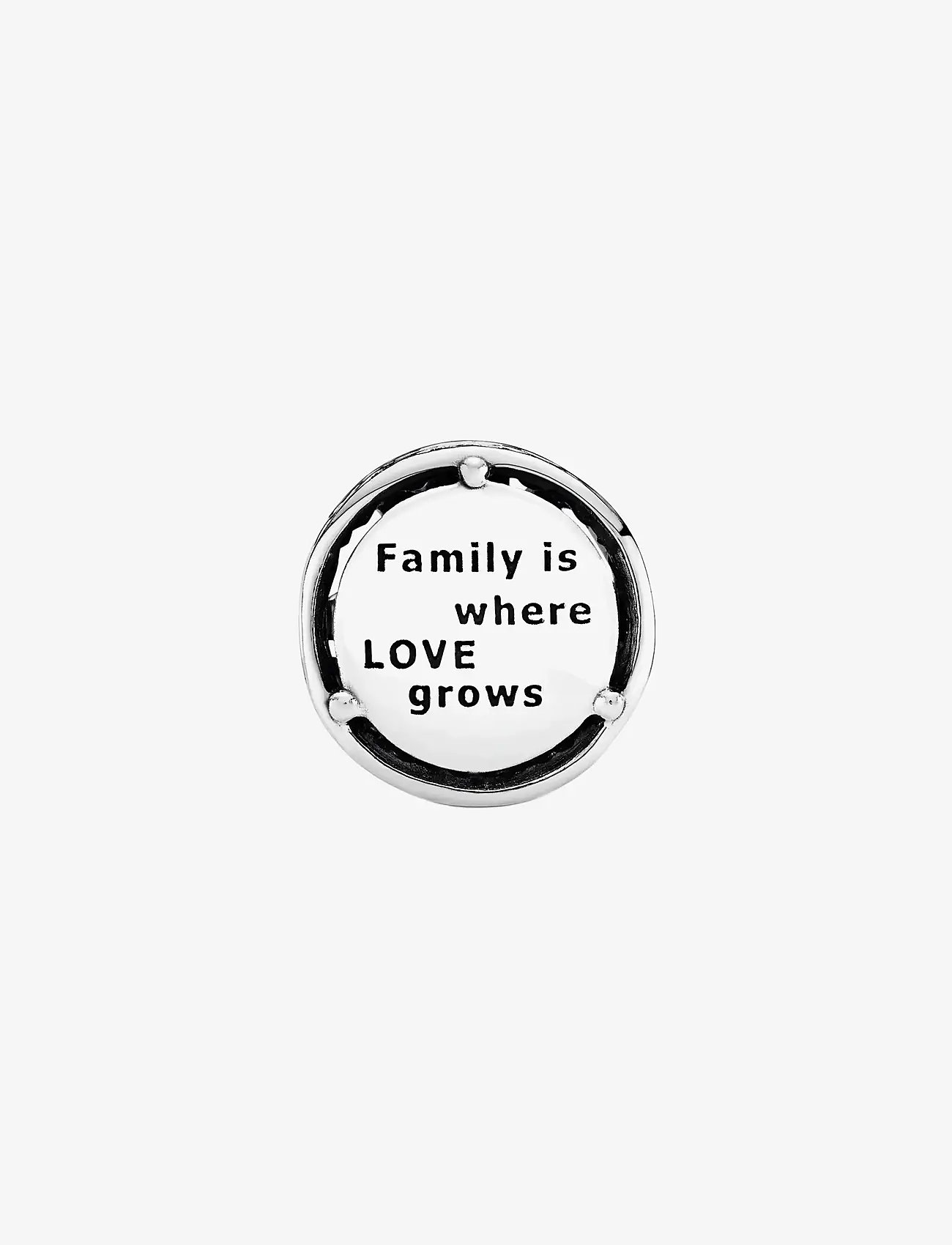 Pandora - Family tree silver charm - riipukset - no color - 2