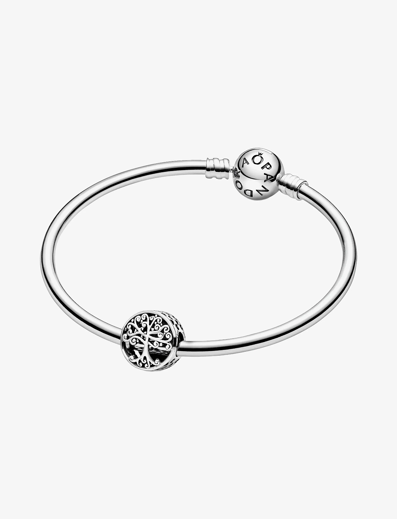 Pandora - Family tree silver charm - riipukset - no color - 3