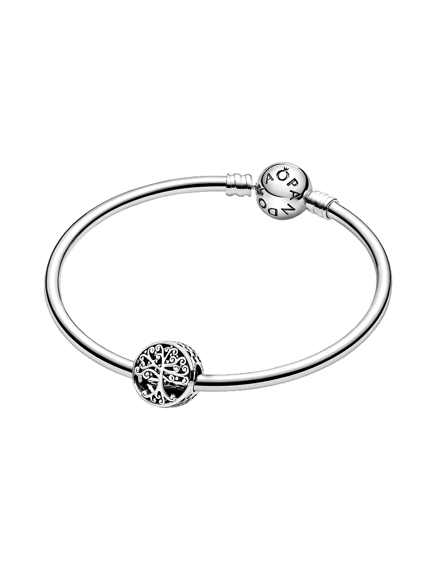 Pandora - Family tree silver charm - anhänger - no color - 3