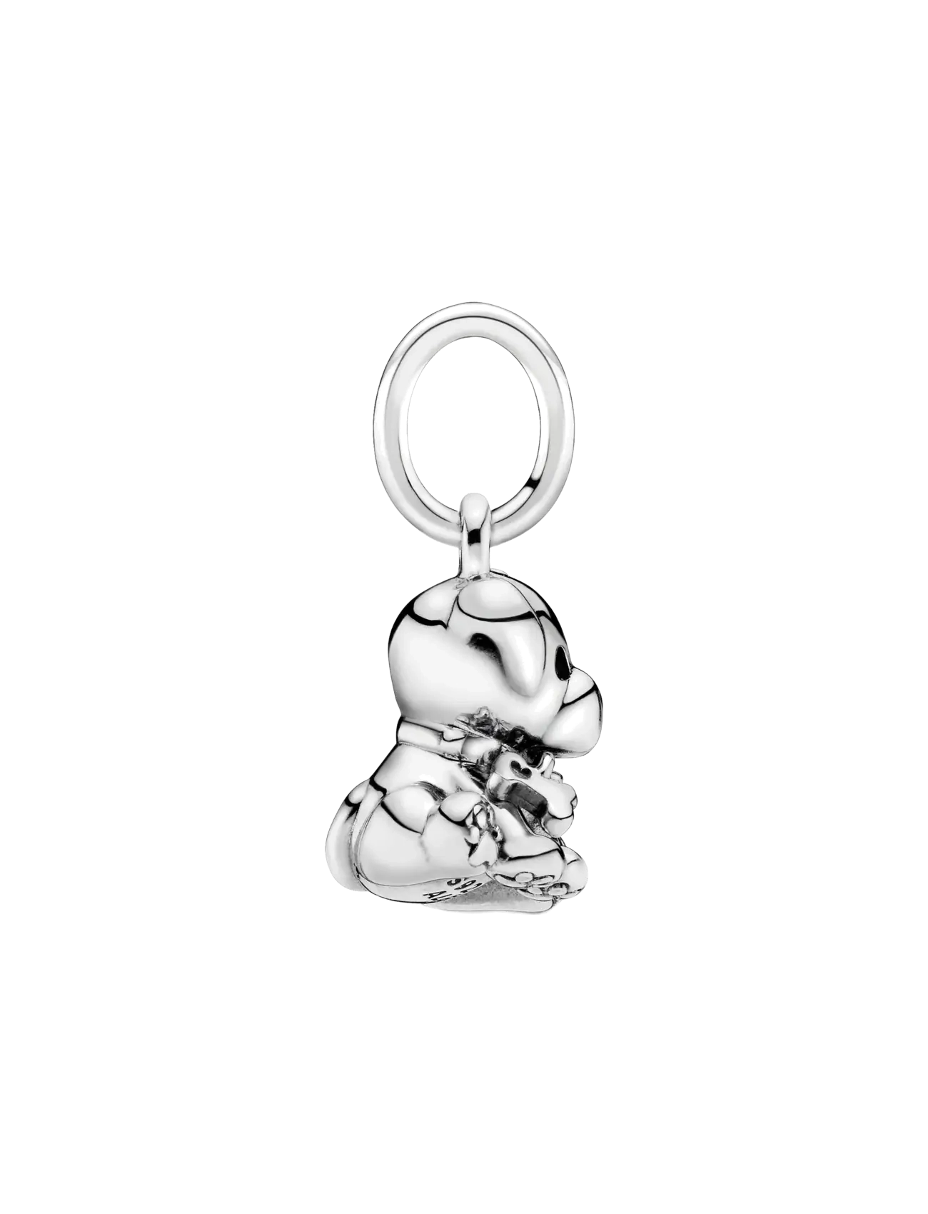 Pandora - Labrador dog silver dangle with black enamel - pendants - black - 3