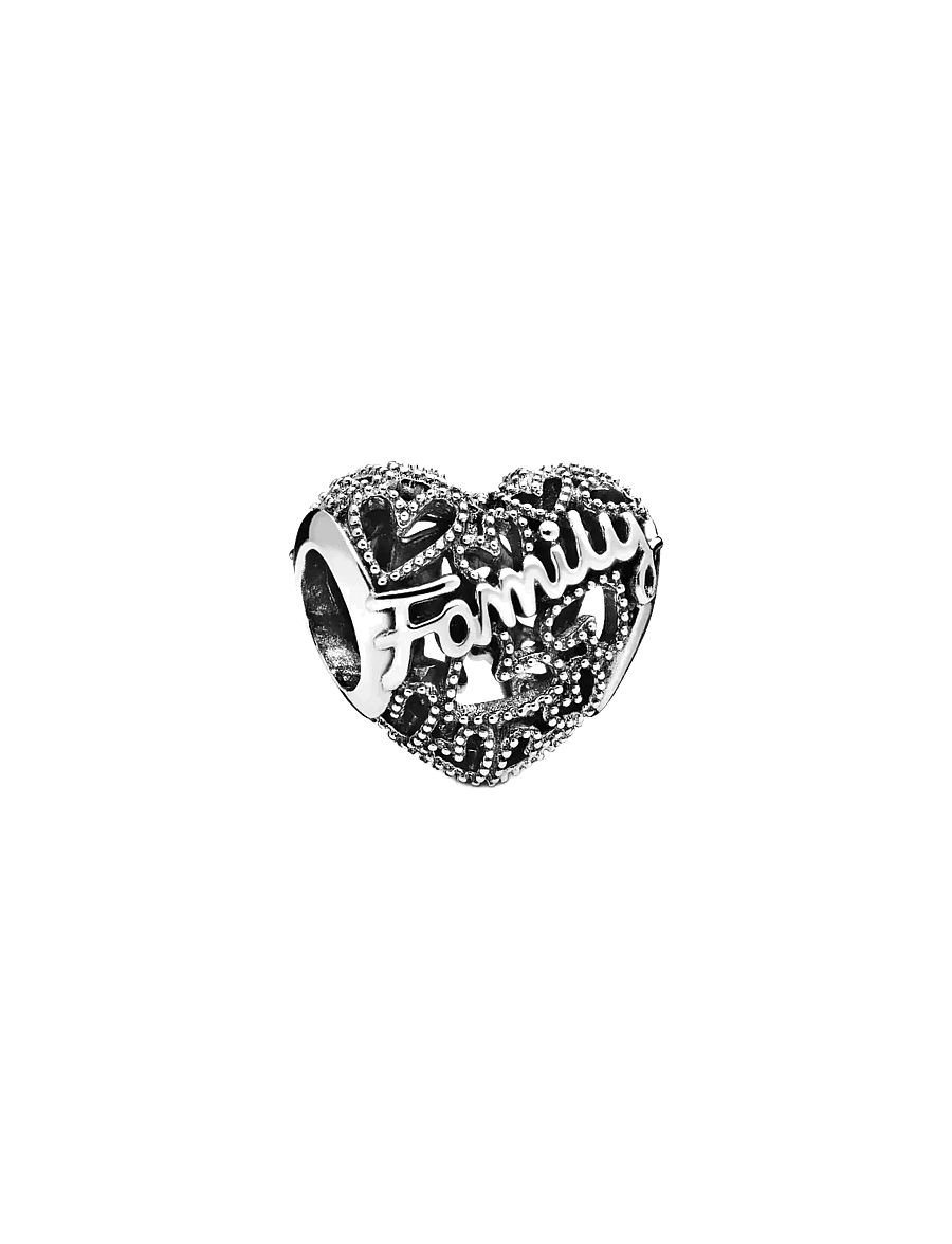 Pandora - Heart sterling silver charm - pendentifs - no color - 0