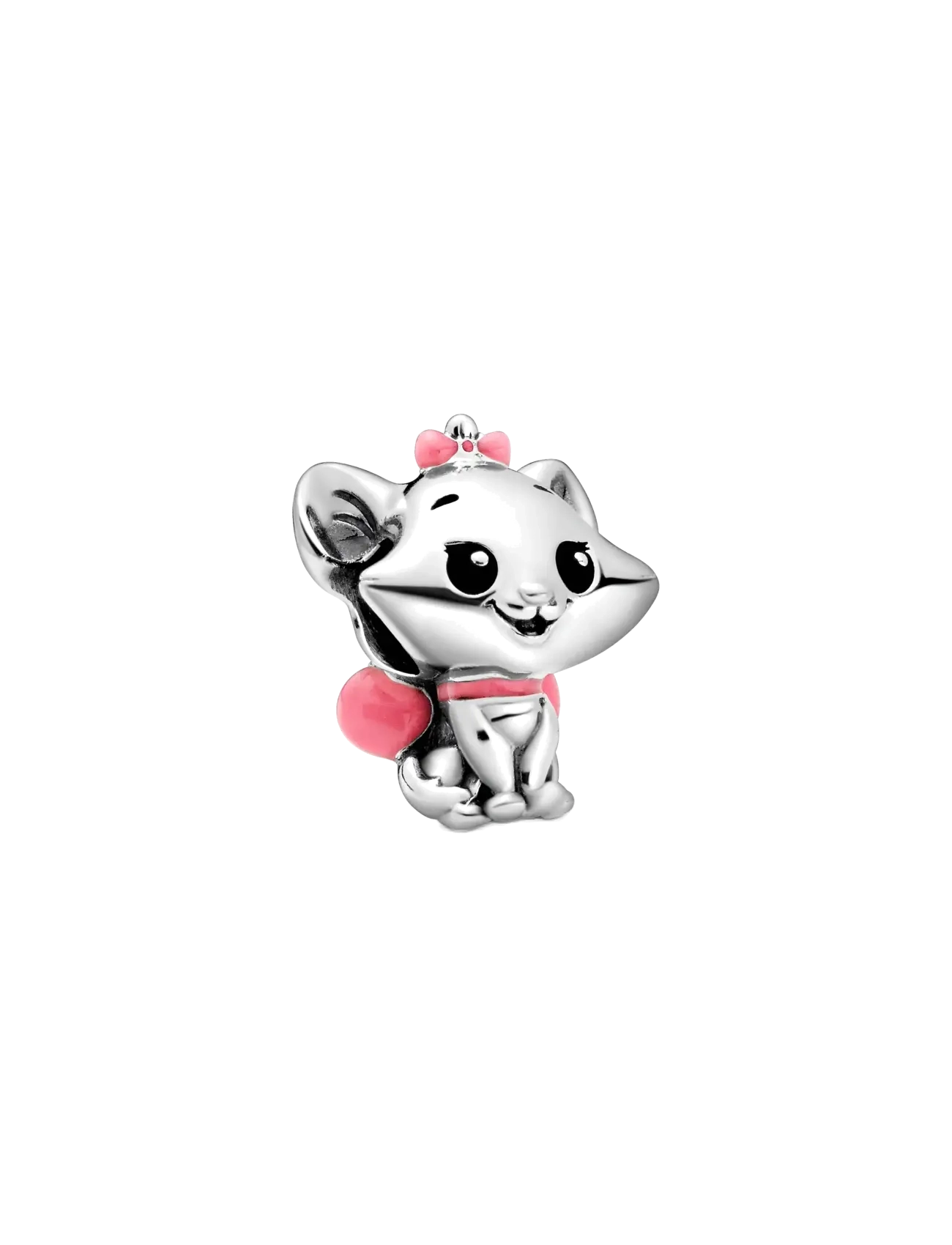 Pandora Disney Marie sterling silver charm with black and pink enamel - Kollektsioonid - MULTICOLOR / silver