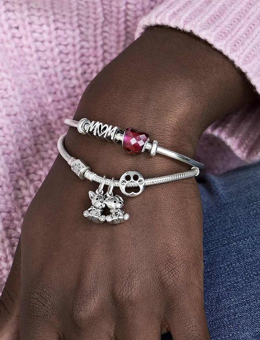 Pandora - Paw sterling silver charm - hängen & berlocker - no color - 2