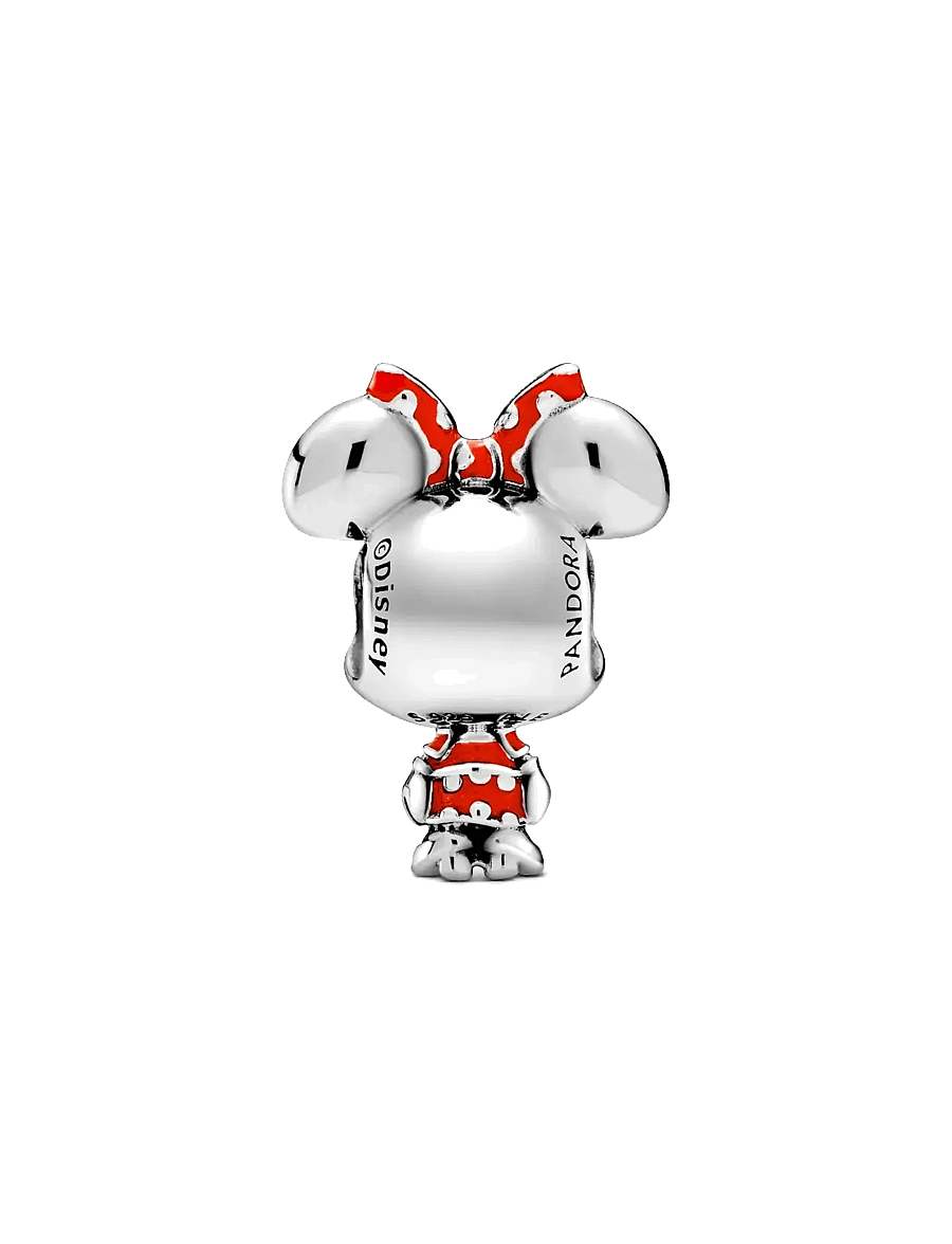 Pandora - Disney Minnie sterling silver charm with red and black enamel - vedhæng - multicolor - 2