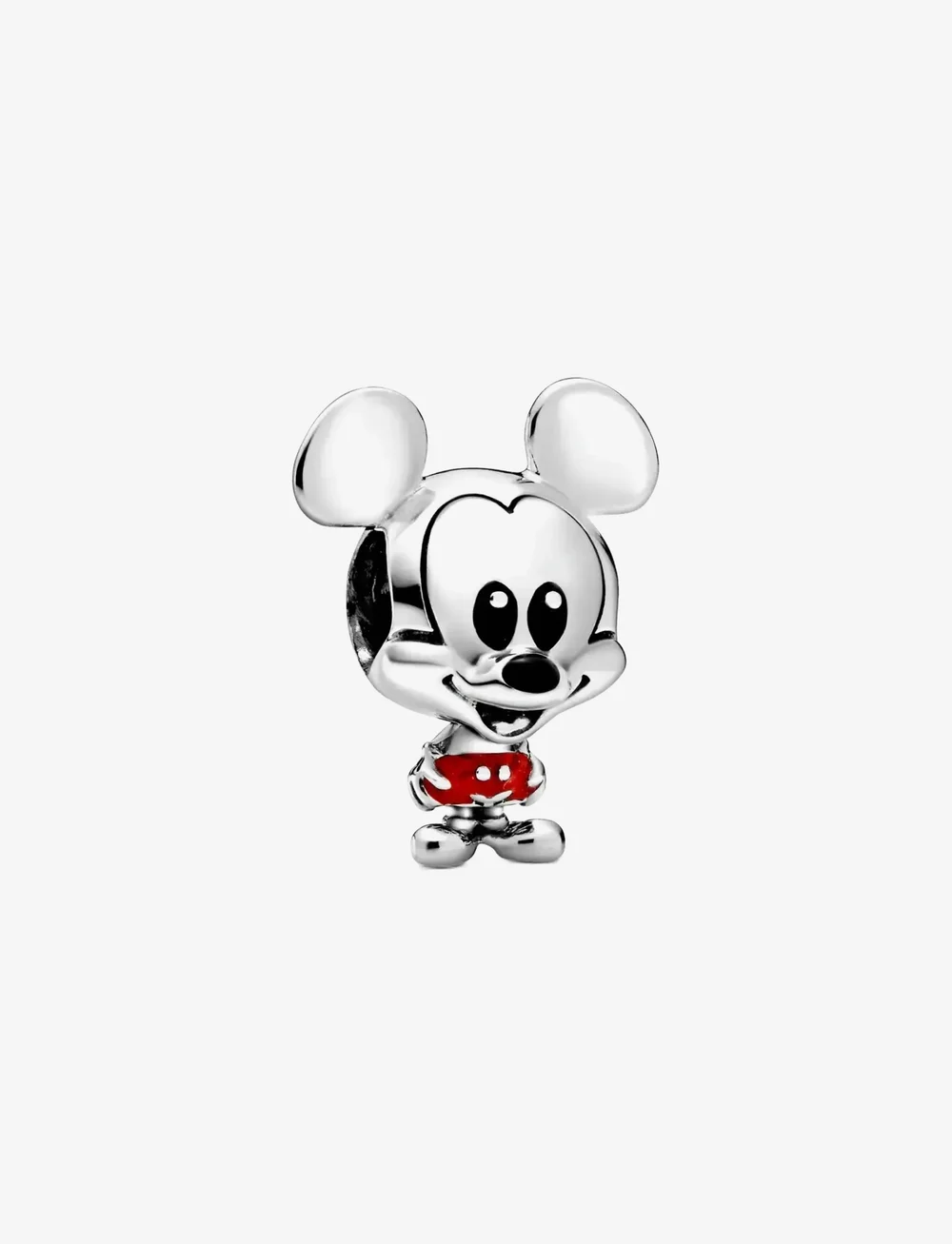 Pandora - Disney Mickey sterling silver charm with red and black enamel - hängen & berlocker - multicolor - 1