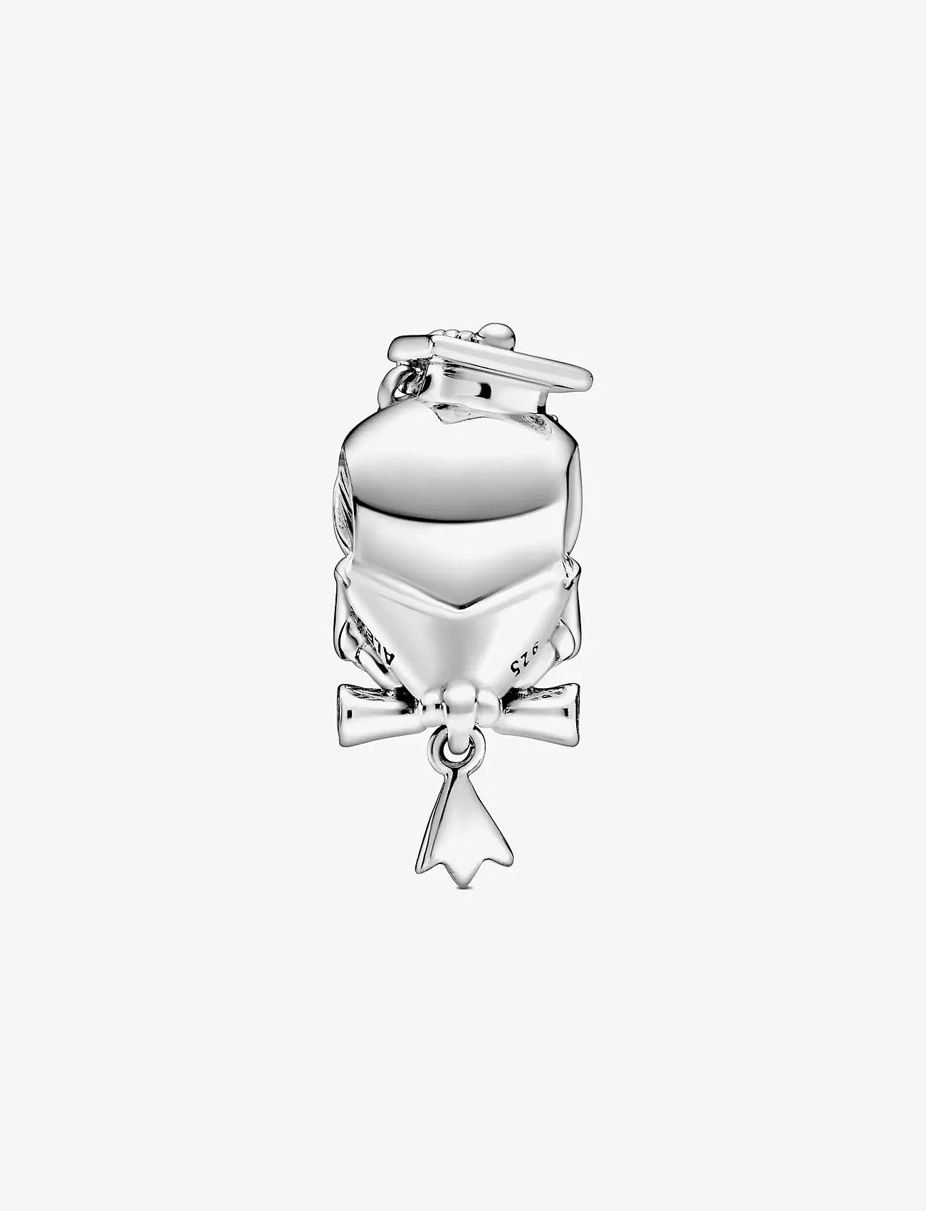 Pandora - Graduation owl sterling silver charm with stellar blue crystal - blue - 2