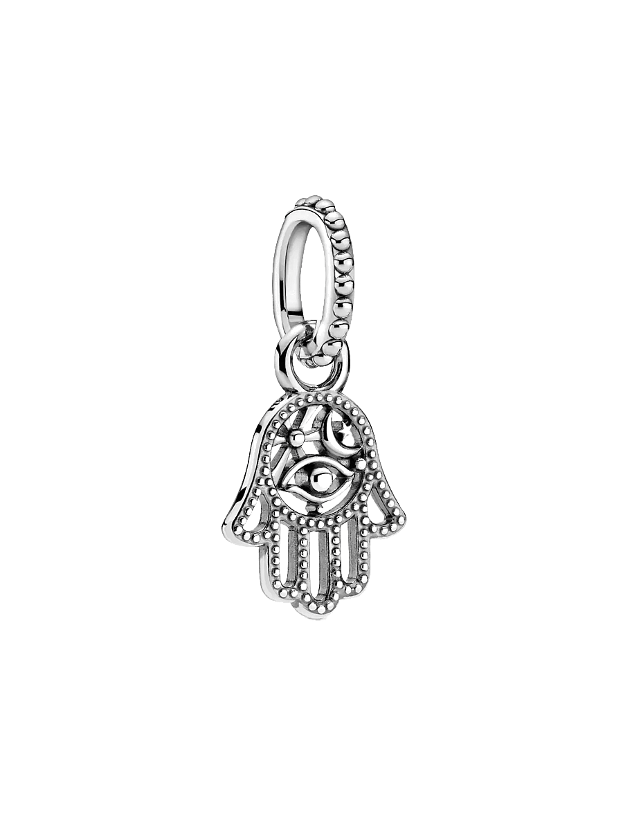 Pandora - Hamsa hand sterling silver dangle - pendentifs - no color - 1