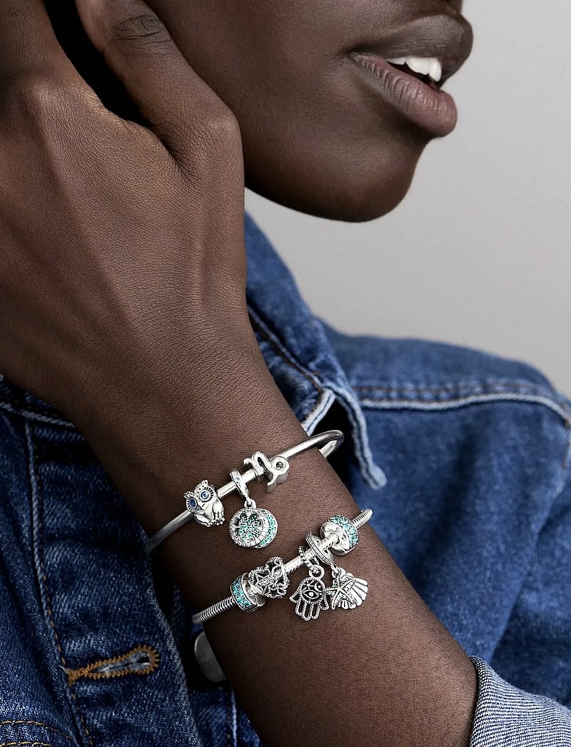 Pandora - Hamsa hand sterling silver dangle - pendants - no color - 4