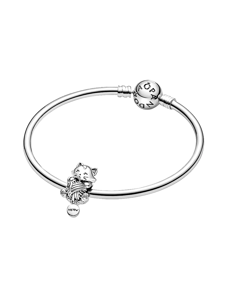 Pandora - Kitten & Yarn Ball Charm - pendentifs - no color - 2