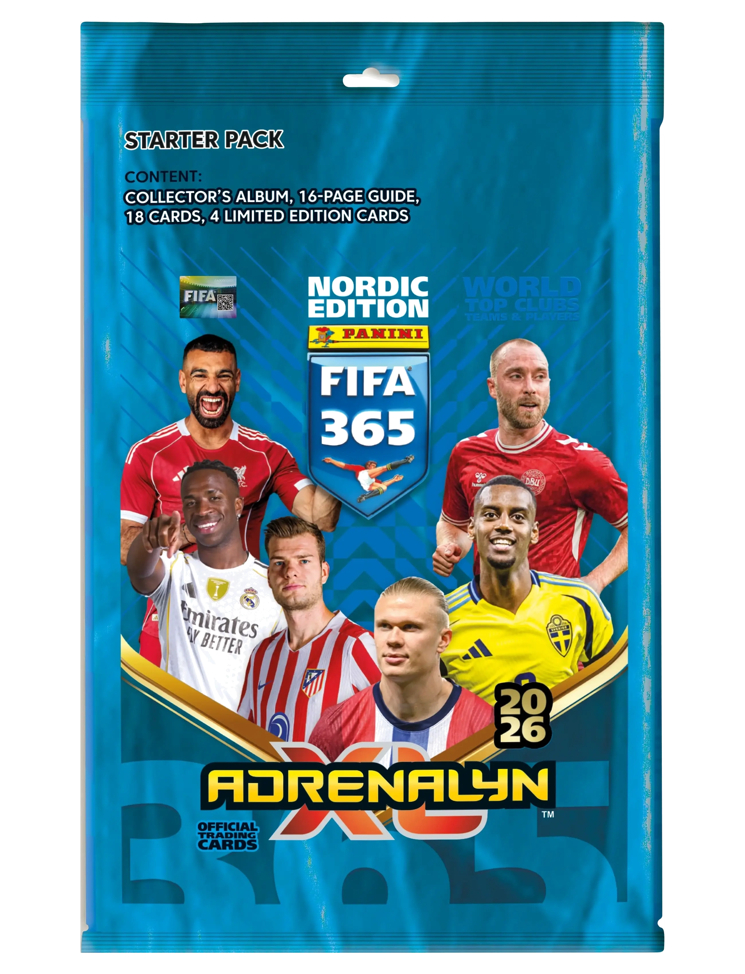 Panini Fifa 365 Adrenxl 2026 Starter Pack, One Size, Multi/patterned, Legetøj > Trading Cards, Børn
