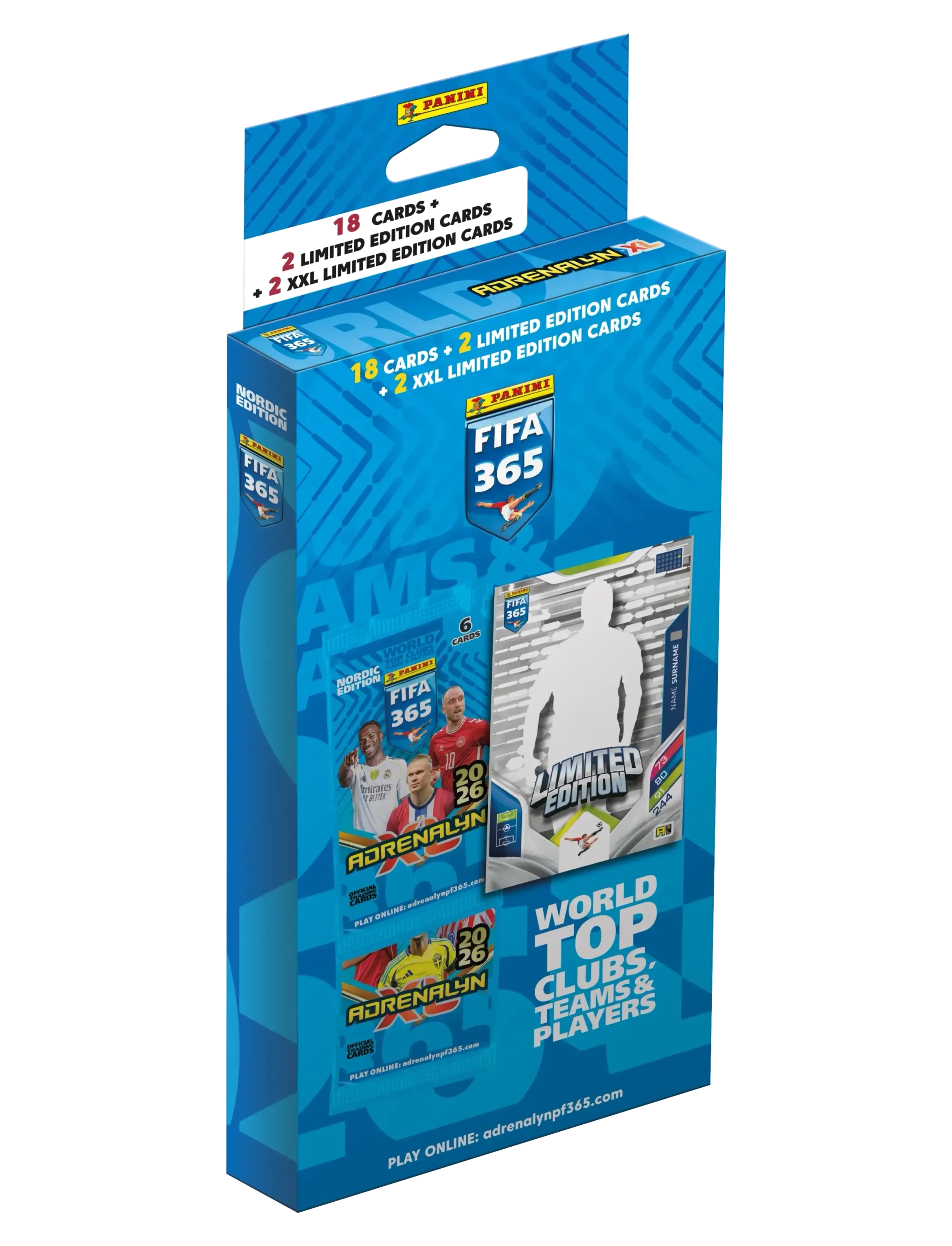Panini Fifa 365 Adrenxl 2026 Xxl Maxi Blister, Børn, Trading Cards, Blå, Str: ONE SIZE