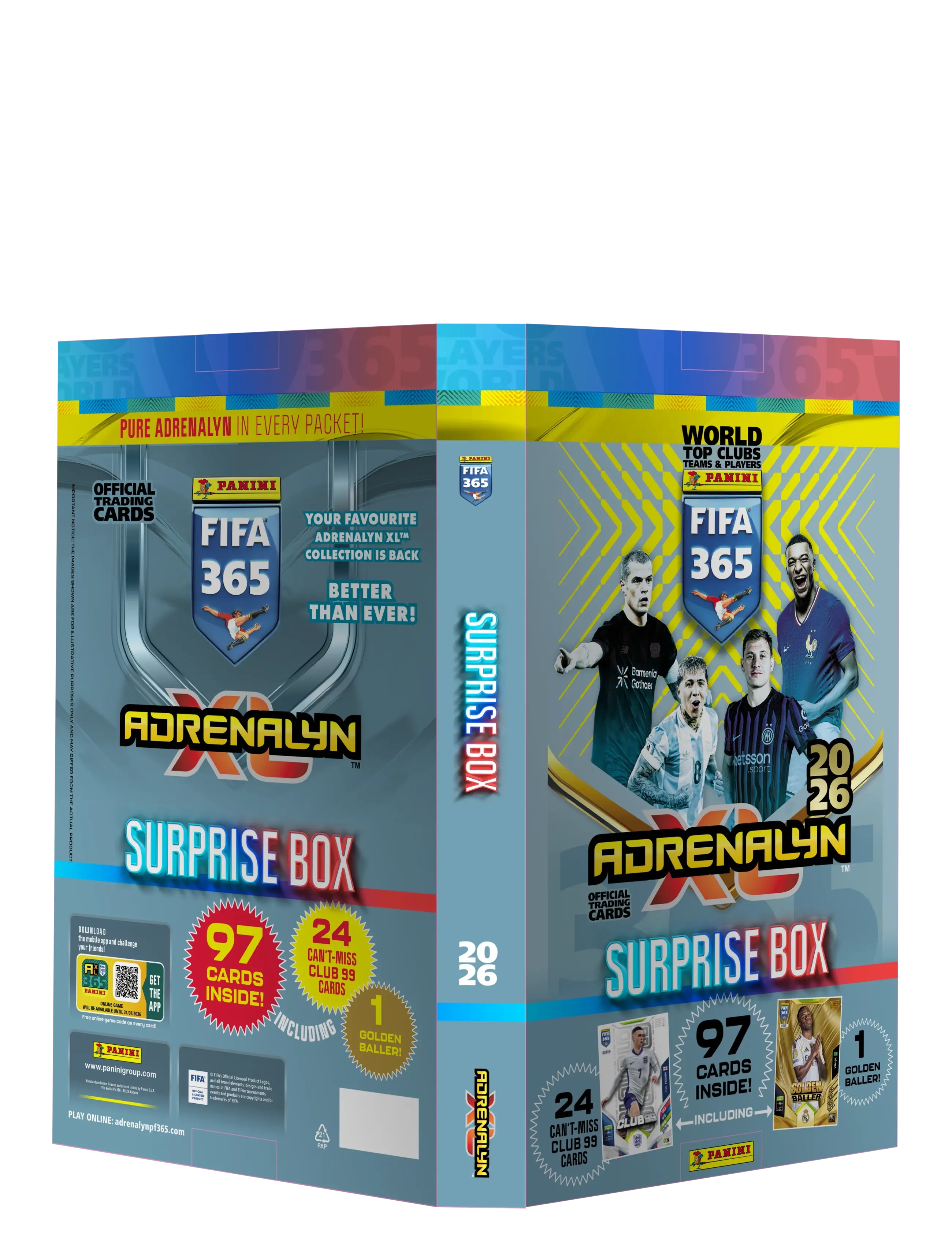 Panini Fifa 365 Adrenxl 2026 Advent Calendar, One Size, Spielzeug, Blau - Calendars, Kinder