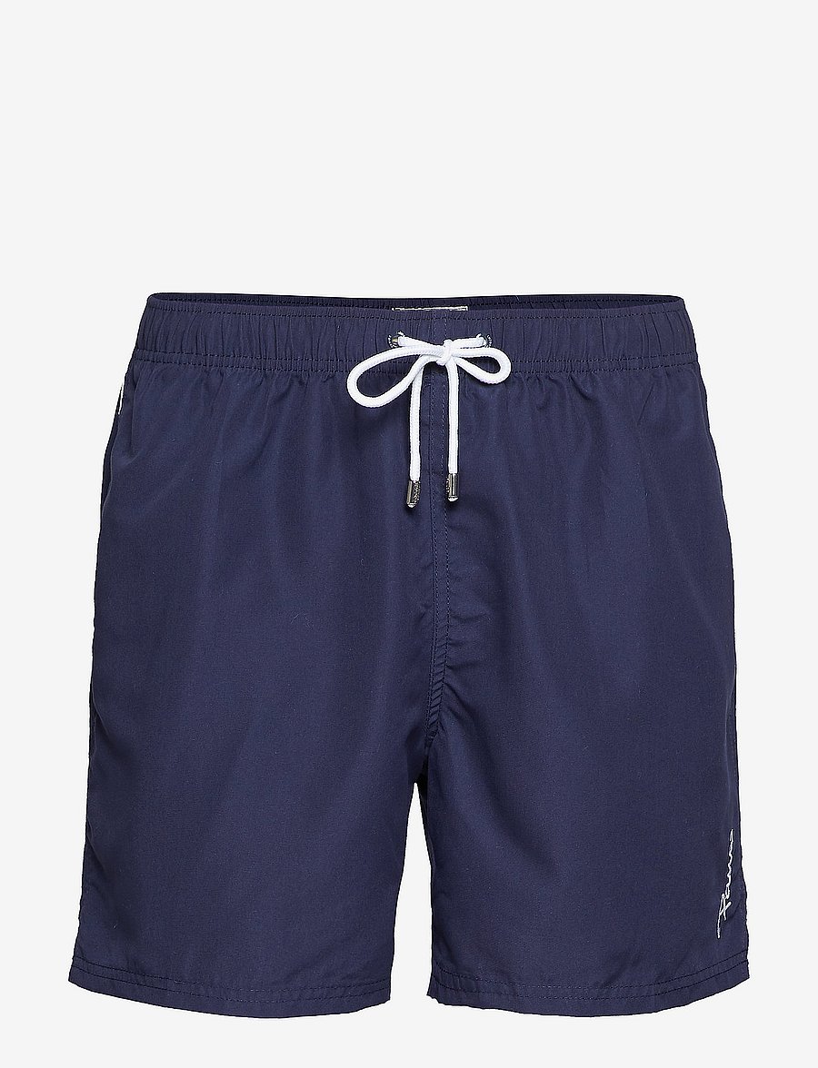 Panos Emporio - Generous Solid Swimshort - badeshorts - navy - 0