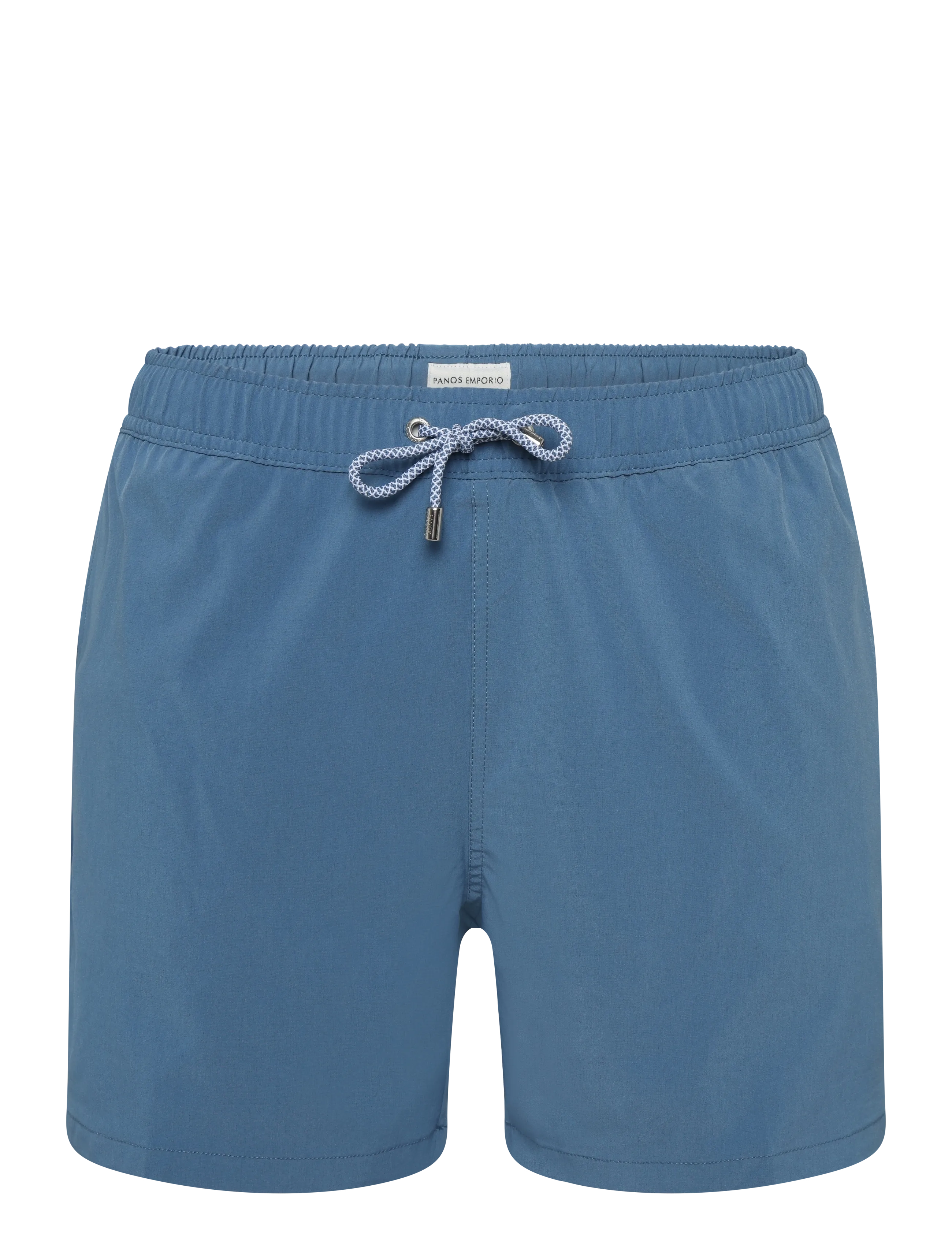 PANOS EMPORIO Klassisch Solid Swimshort Blau - M - Herren