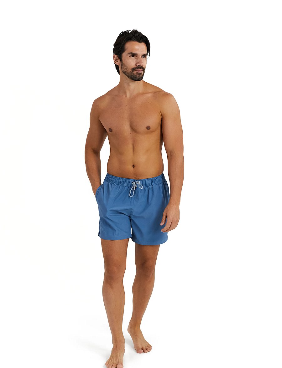 Panos Emporio - Classic Solid Swimshort - badshorts - captains blue - 0