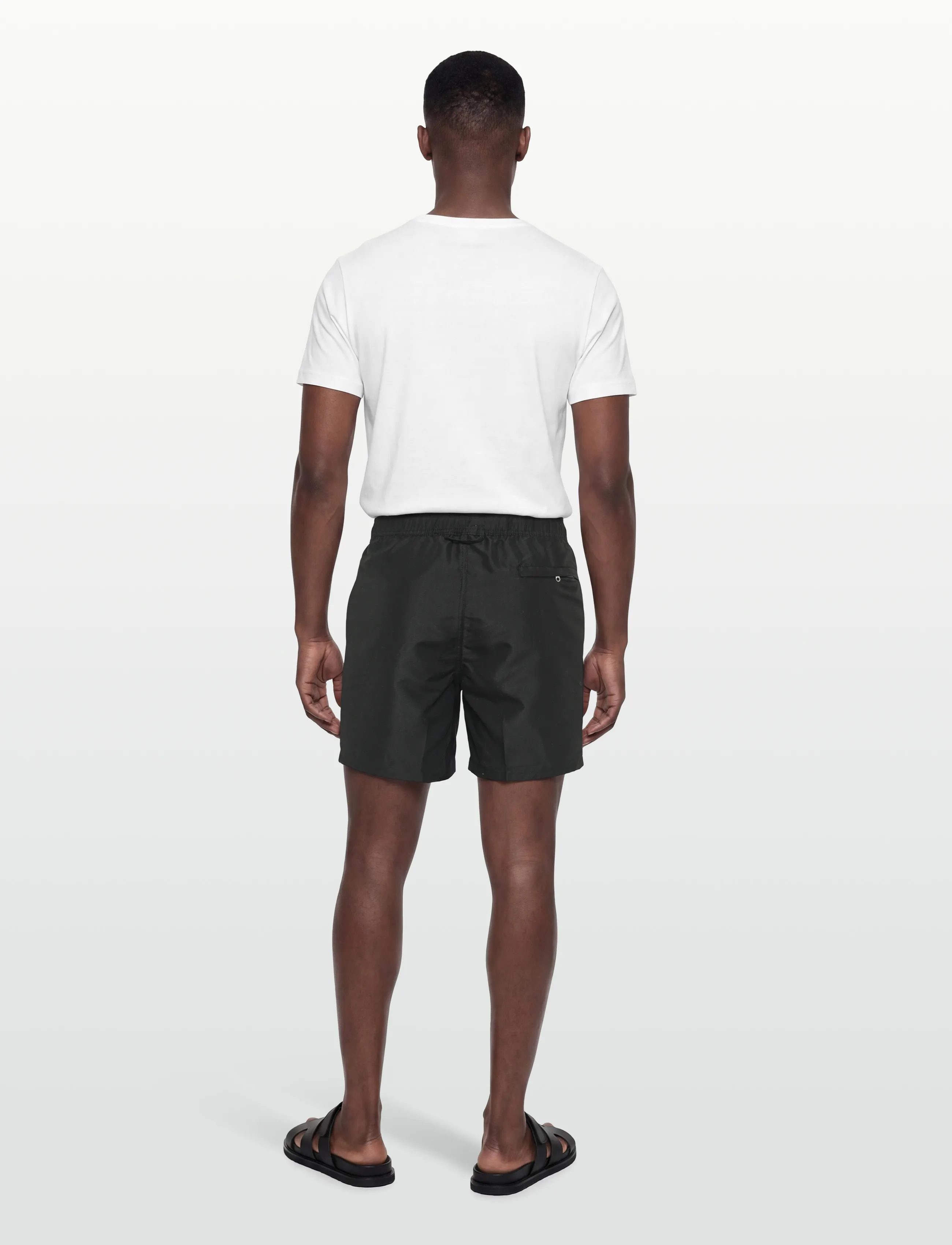 Panos Emporio - Classic Solid Swimshort - ujumispüksid - black - 4
