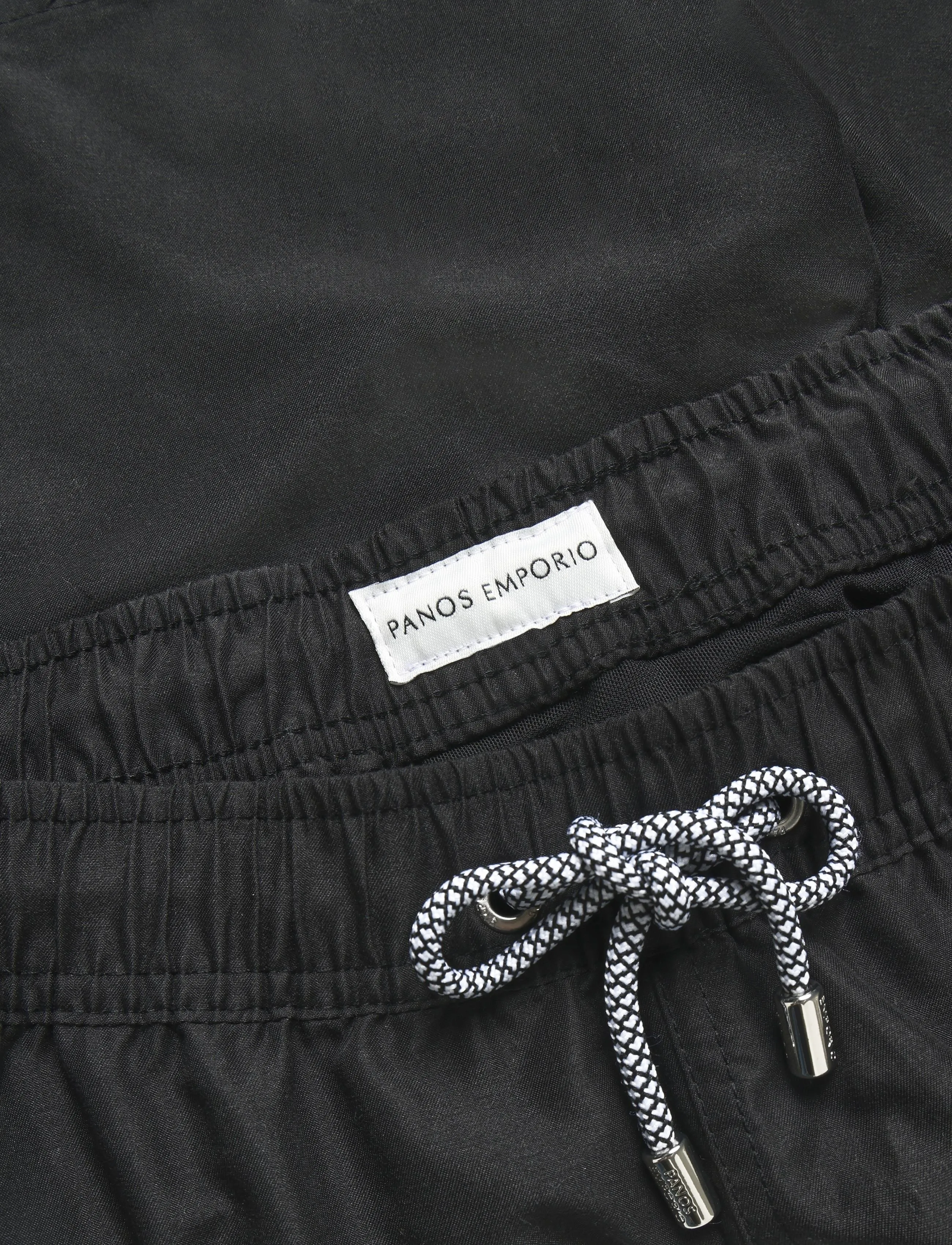Panos Emporio - Classic Solid Swimshort - black - 2