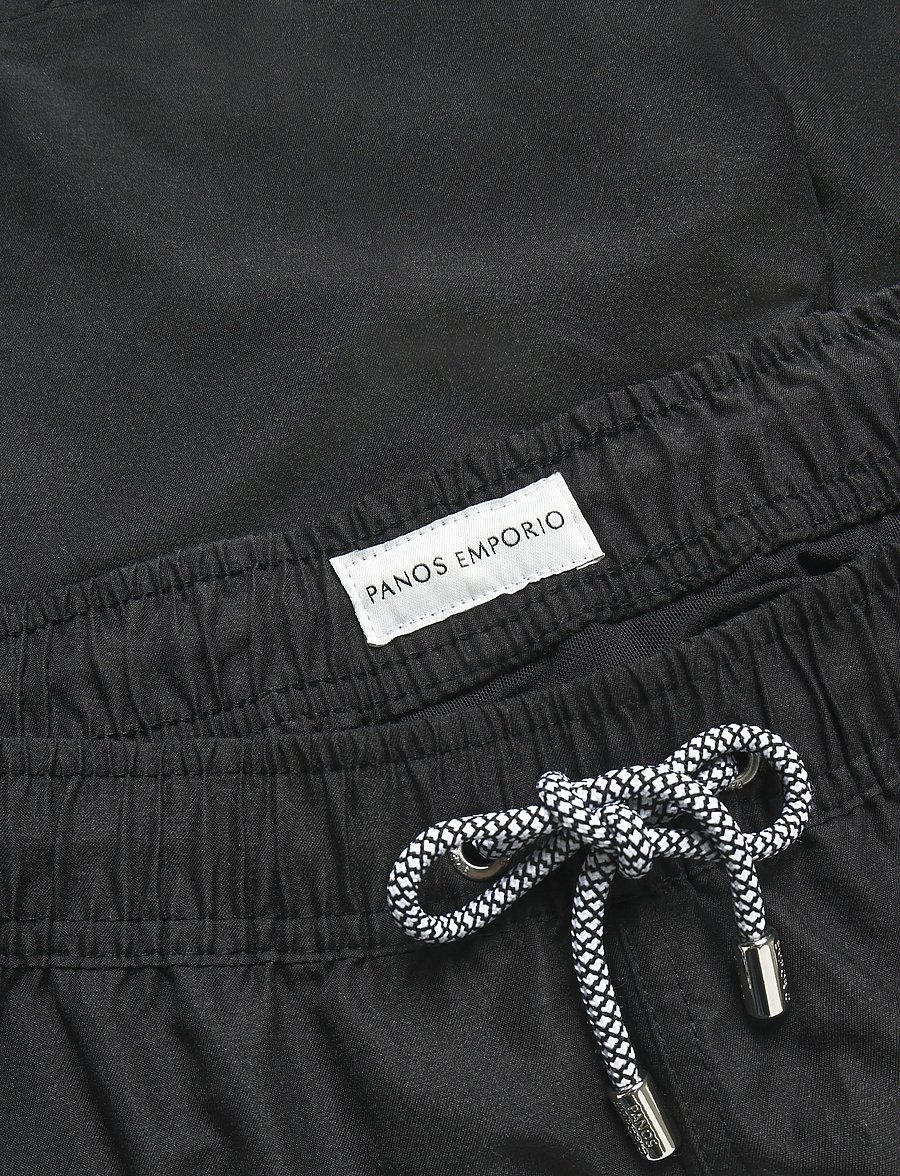 Panos Emporio - Classic Solid Swimshort - black - 2