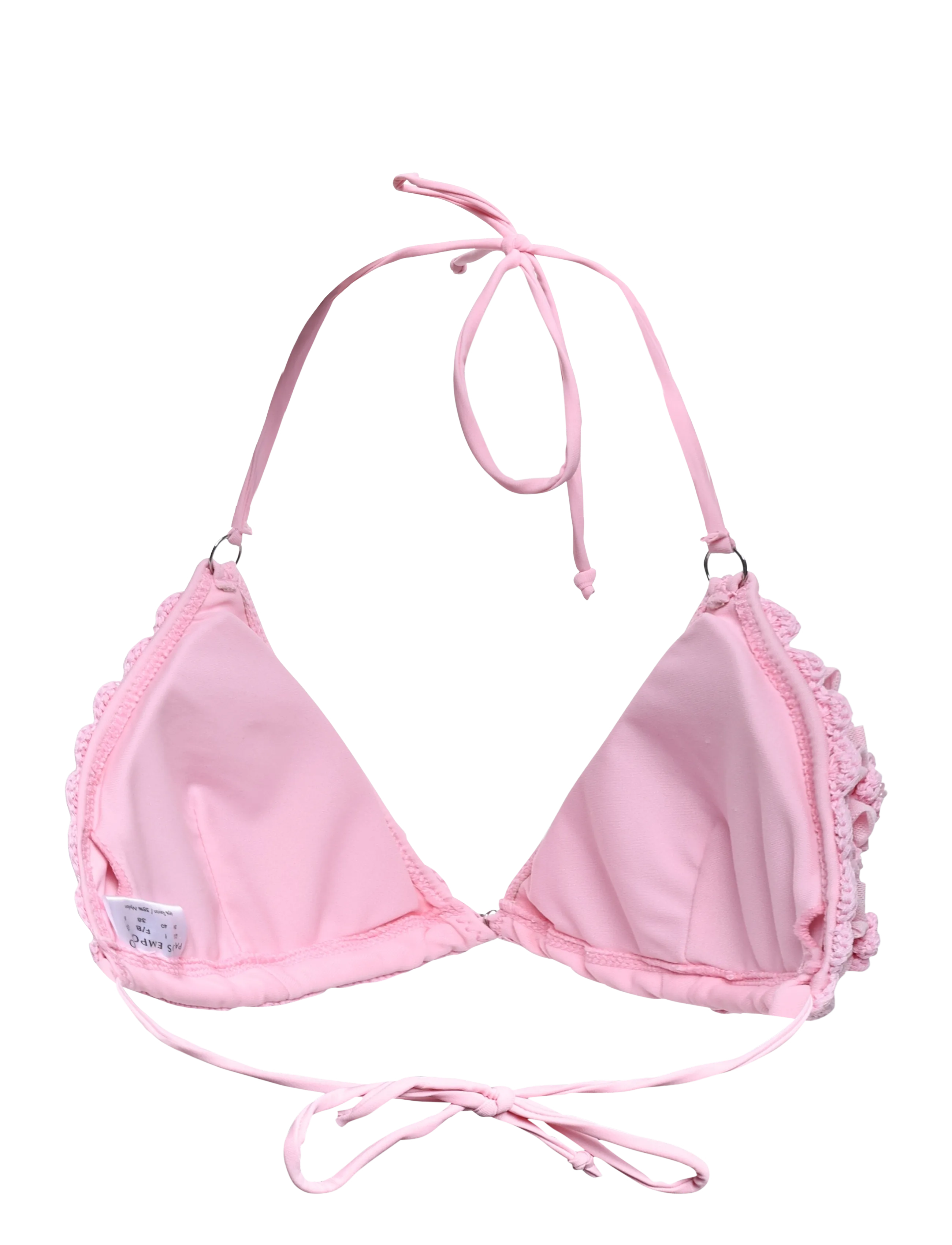 Panos Emporio - Kandia Top - triangle bikinis - pink sun - 1