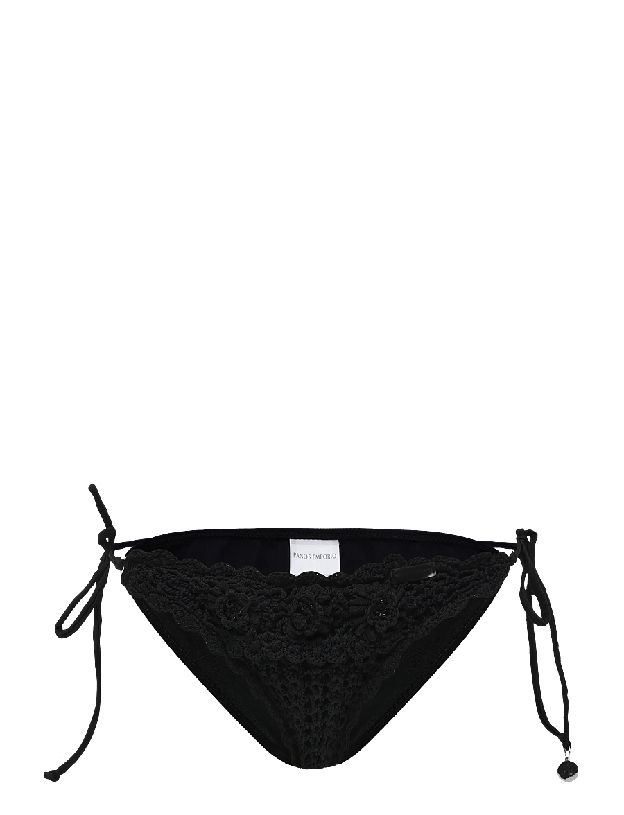 Panos Emporio - Kandia Bottom - küljelt seotavad bikiinid - black - 0