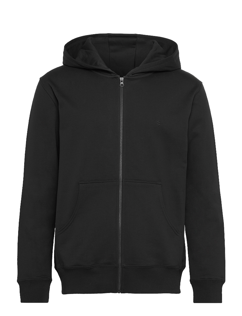 Panos Emporio - PE ELEMENT ZIPPED HOOD - kapuzenpullover - black - 0