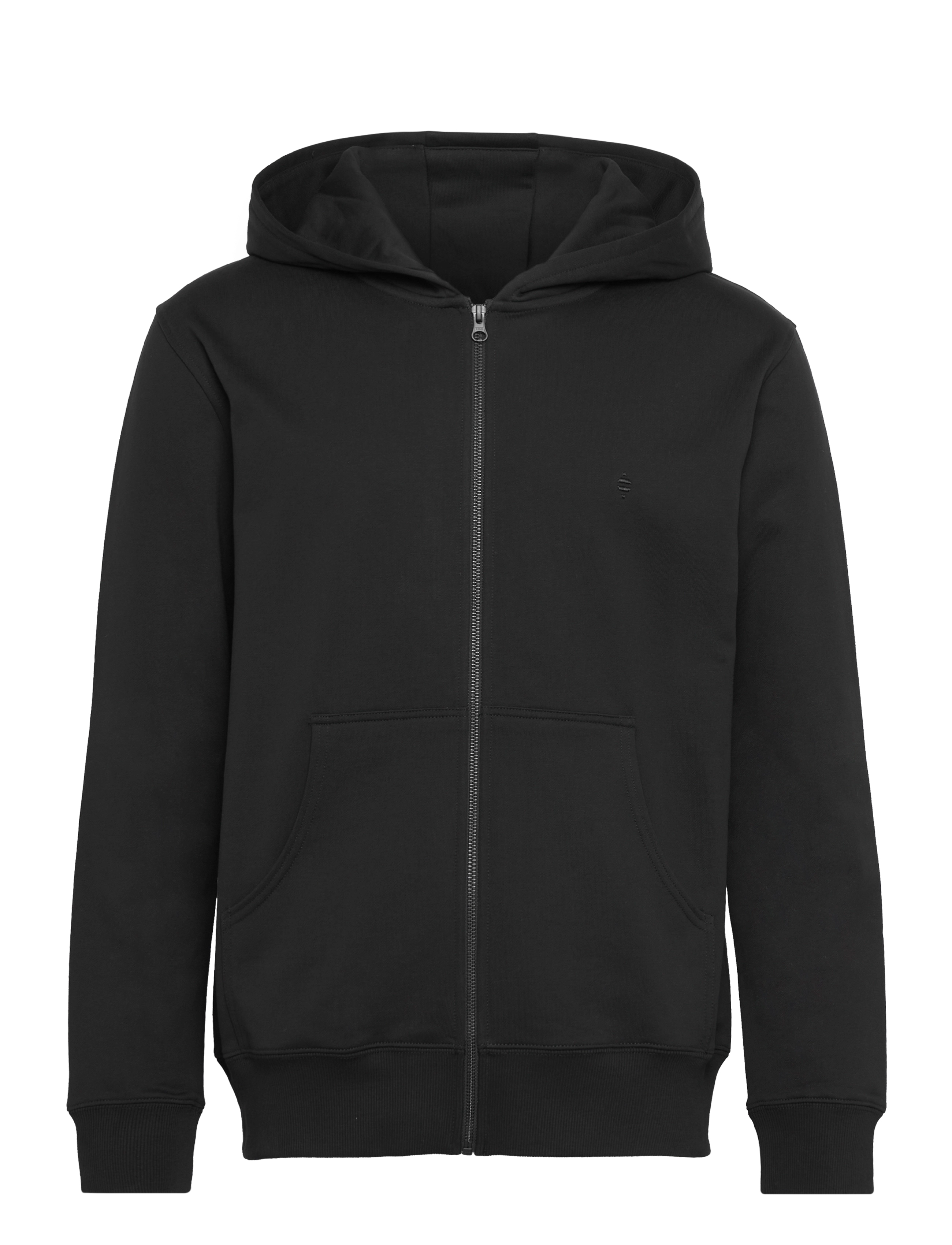 Panos Emporio - PE ELEMENT ZIPPED HOOD - kapuzenpullover - black - 0