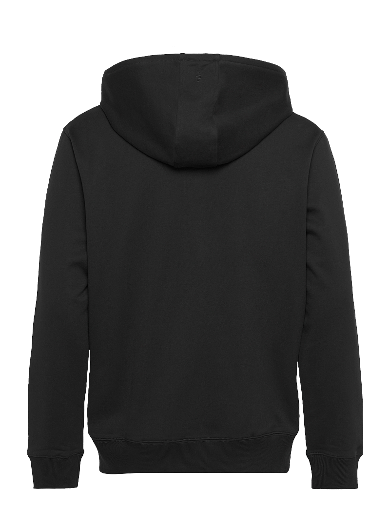 Panos Emporio - PE ELEMENT ZIPPED HOOD - kapuzenpullover - black - 1