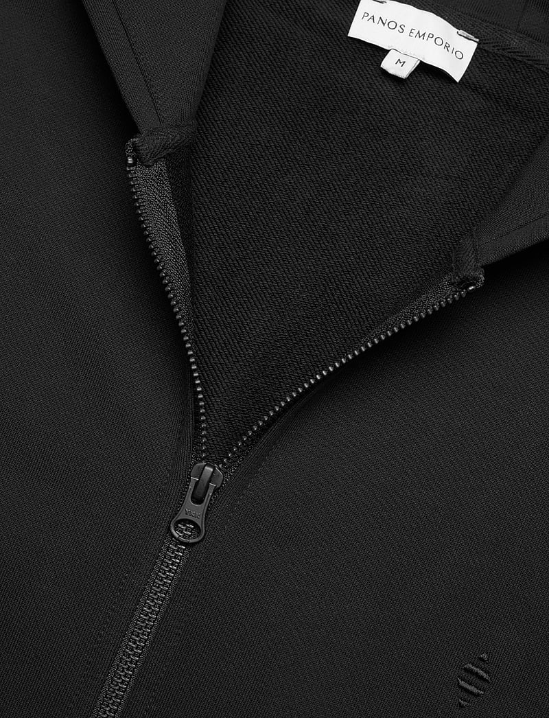 Panos Emporio - PE ELEMENT ZIPPED HOOD - kapuzenpullover - black - 2