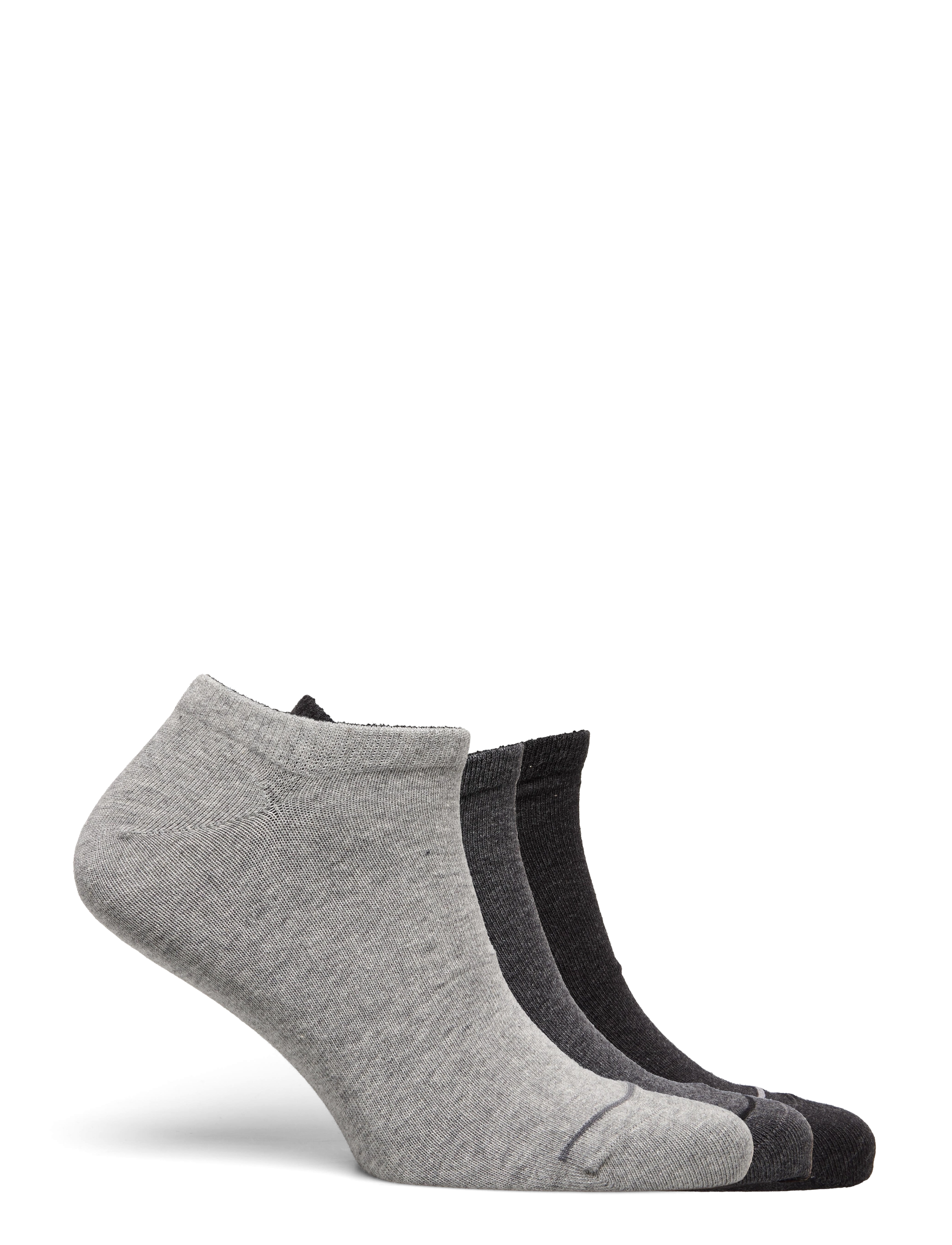Panos Emporio - PE 3PK ERLING COTTON CASUAL SNEAKER - grey htr/charcoal htr/graphite htr - 1