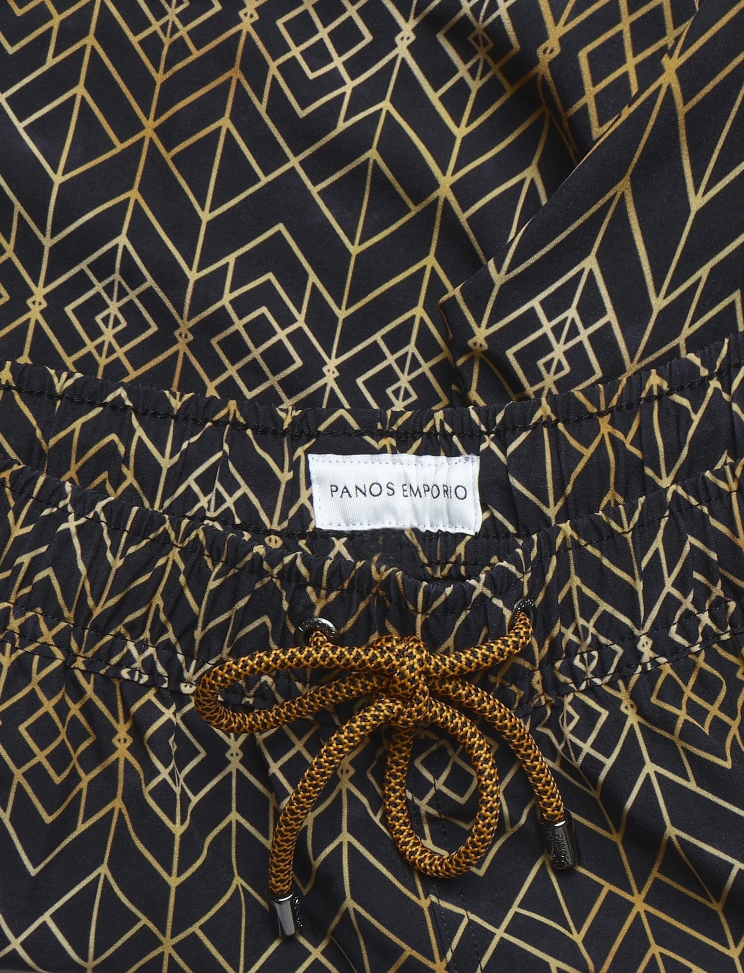 Panos Emporio - Classic Sharp Swimshort - black - 2