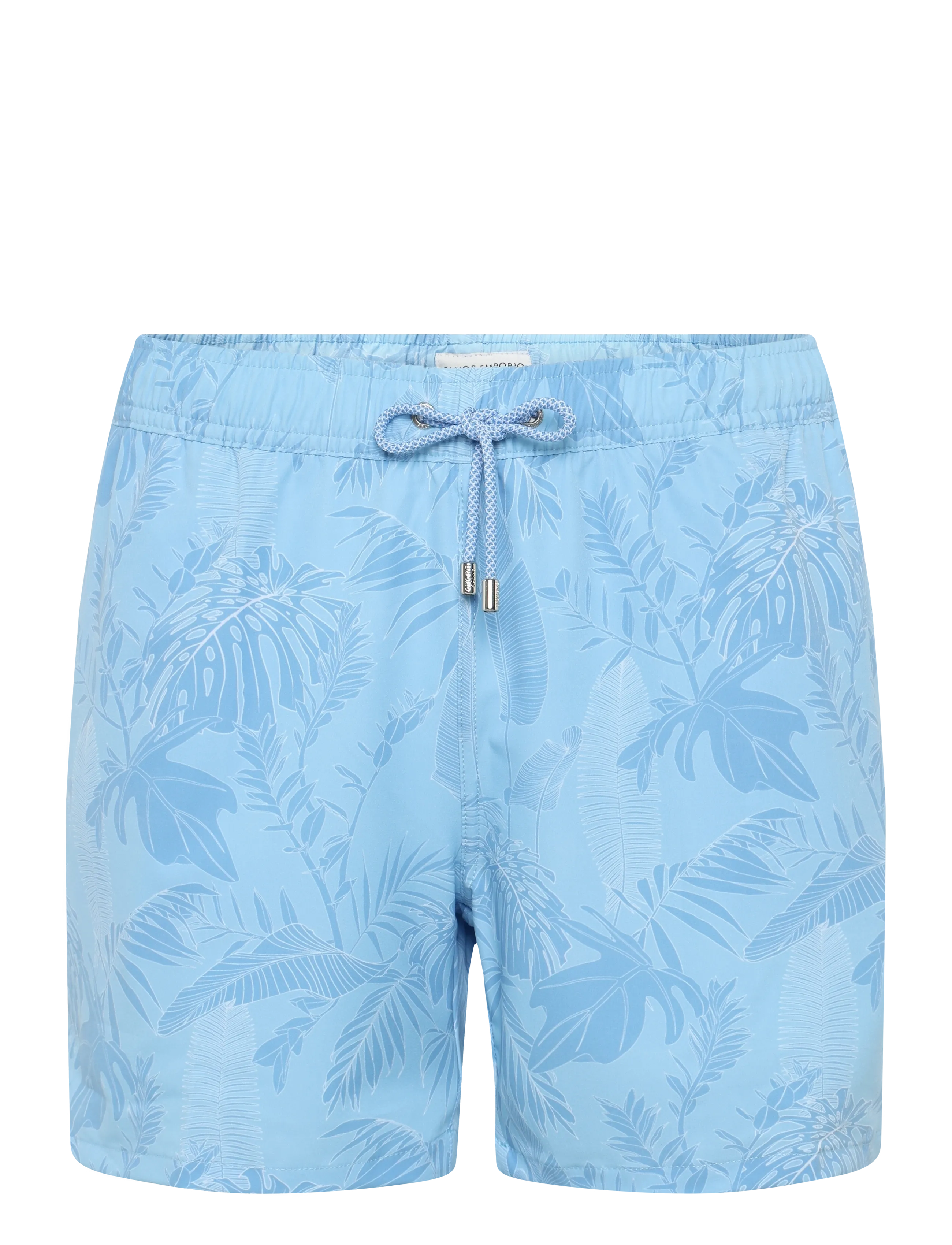 PANOS EMPORIO Klassisch Leaf Swimshort Blau - XL - Herren