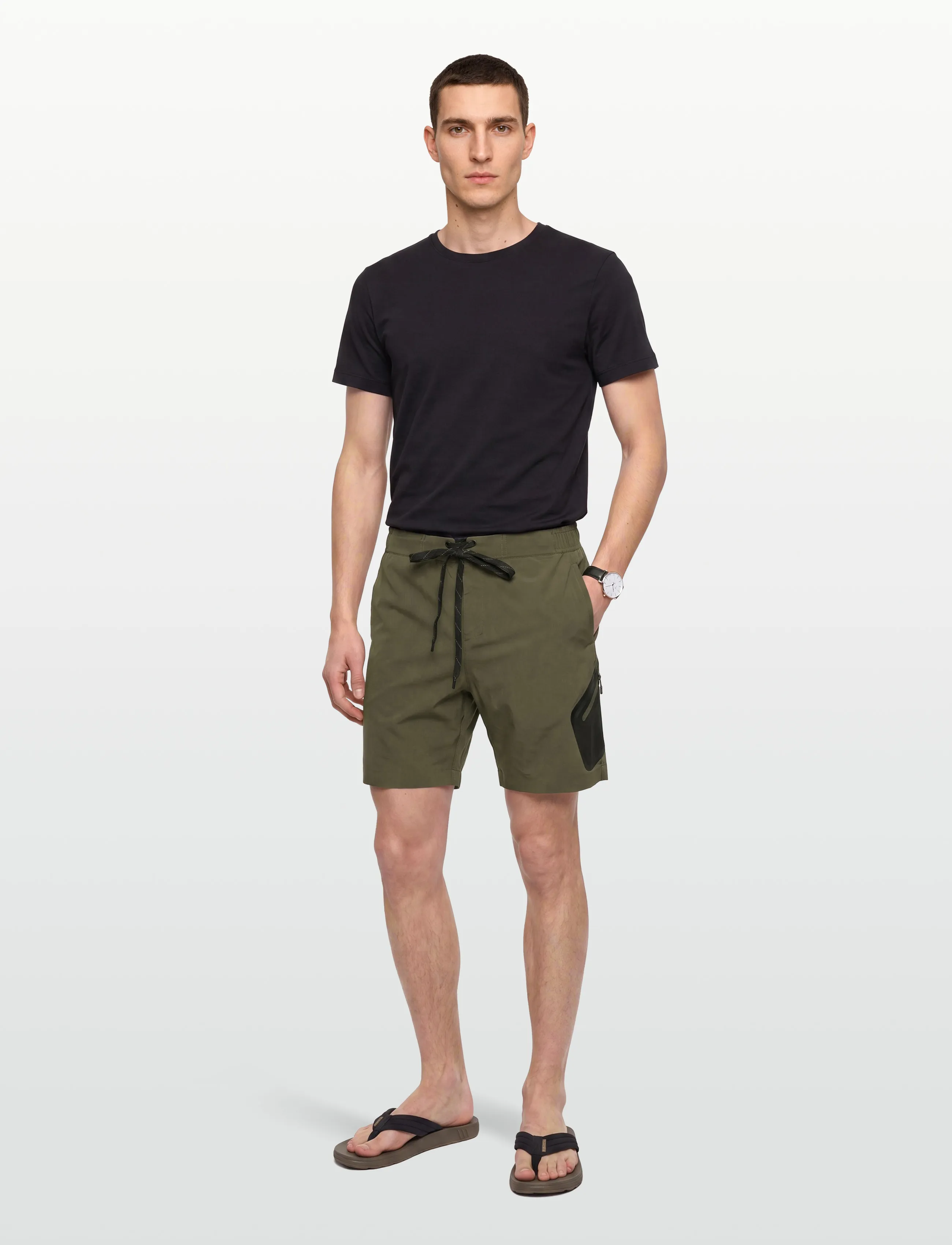 Panos Emporio - Boardshorts Tech - ujumispüksid - dark olive - 0