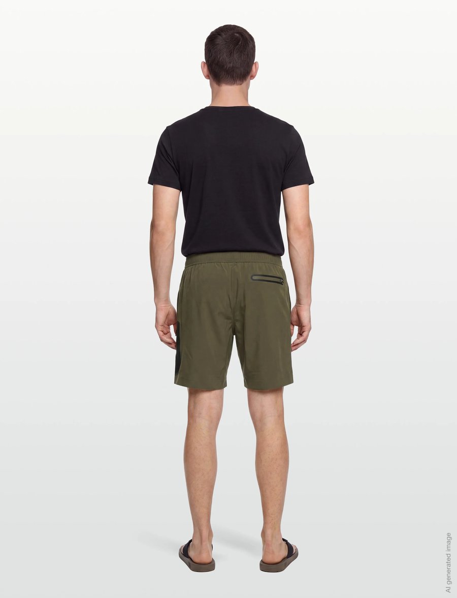 Panos Emporio - Boardshorts Tech - ujumispüksid - dark olive - 4