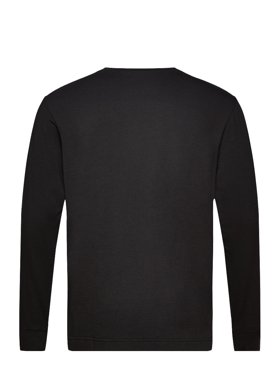 Panos Emporio - Lounge Henley Cotton Bamboo - pyjamapaidat - black - 2